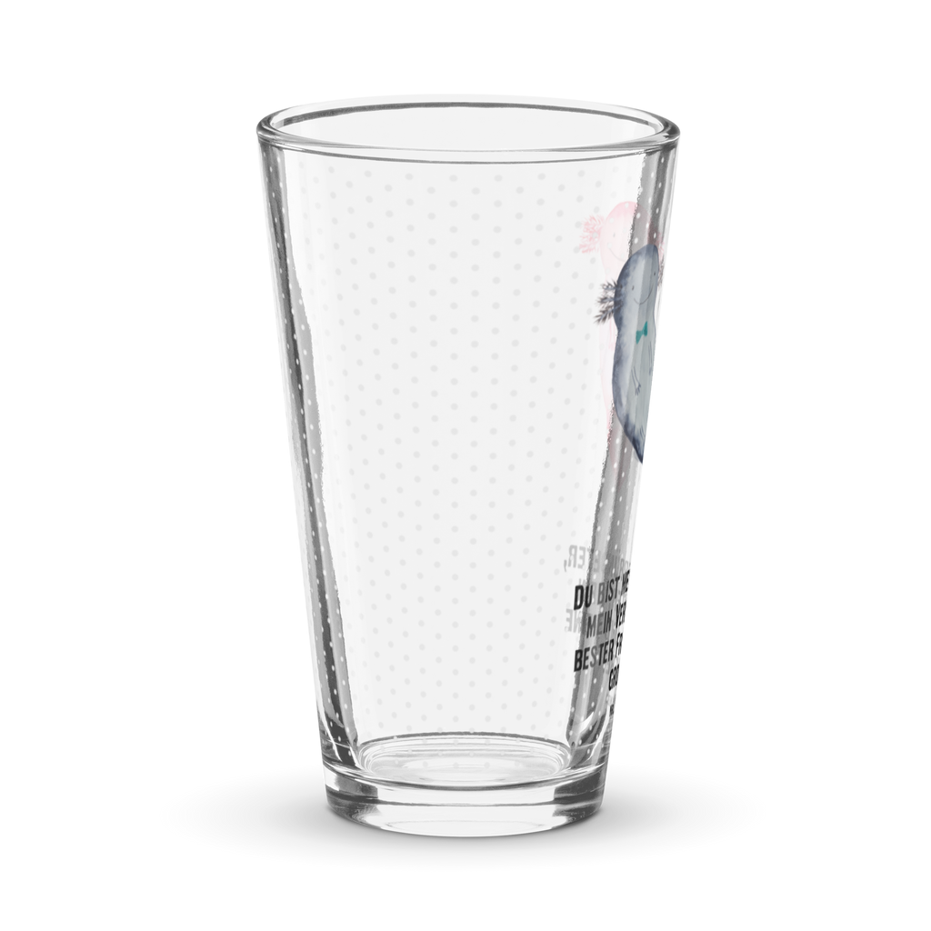 Premium Trinkglas Axolotl Axel+Lotte Trinkglas, Glas, Pint Glas, Bierglas, Cocktail Glas, Wasserglas, Axolotl, Molch, Axolot, Schwanzlurch, Lurch, Lurche, Liebe, große Liebe, Liebesbeweis, Freund, Verlobter, Ehemann, Jahrestag, Valentinstag