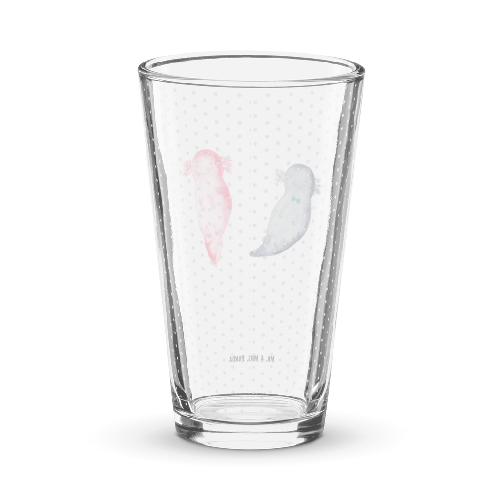 Premium Trinkglas Axolotl Axel+Lotte Trinkglas, Glas, Pint Glas, Bierglas, Cocktail Glas, Wasserglas, Axolotl, Molch, Axolot, Schwanzlurch, Lurch, Lurche, Liebe, große Liebe, Liebesbeweis, Freund, Verlobter, Ehemann, Jahrestag, Valentinstag
