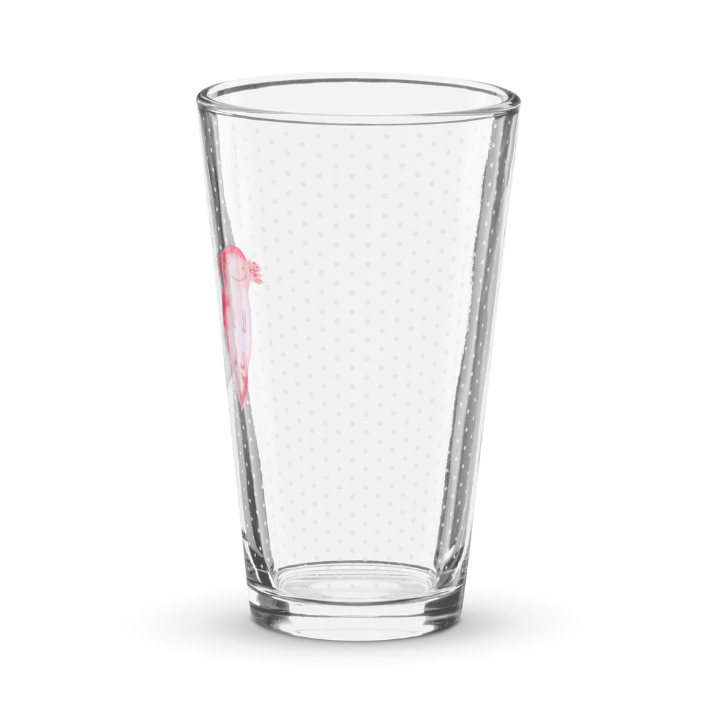 Premium Trinkglas Axolotl Axel+Lotte Trinkglas, Glas, Pint Glas, Bierglas, Cocktail Glas, Wasserglas, Axolotl, Molch, Axolot, Schwanzlurch, Lurch, Lurche, Liebe, große Liebe, Liebesbeweis, Freund, Verlobter, Ehemann, Jahrestag, Valentinstag