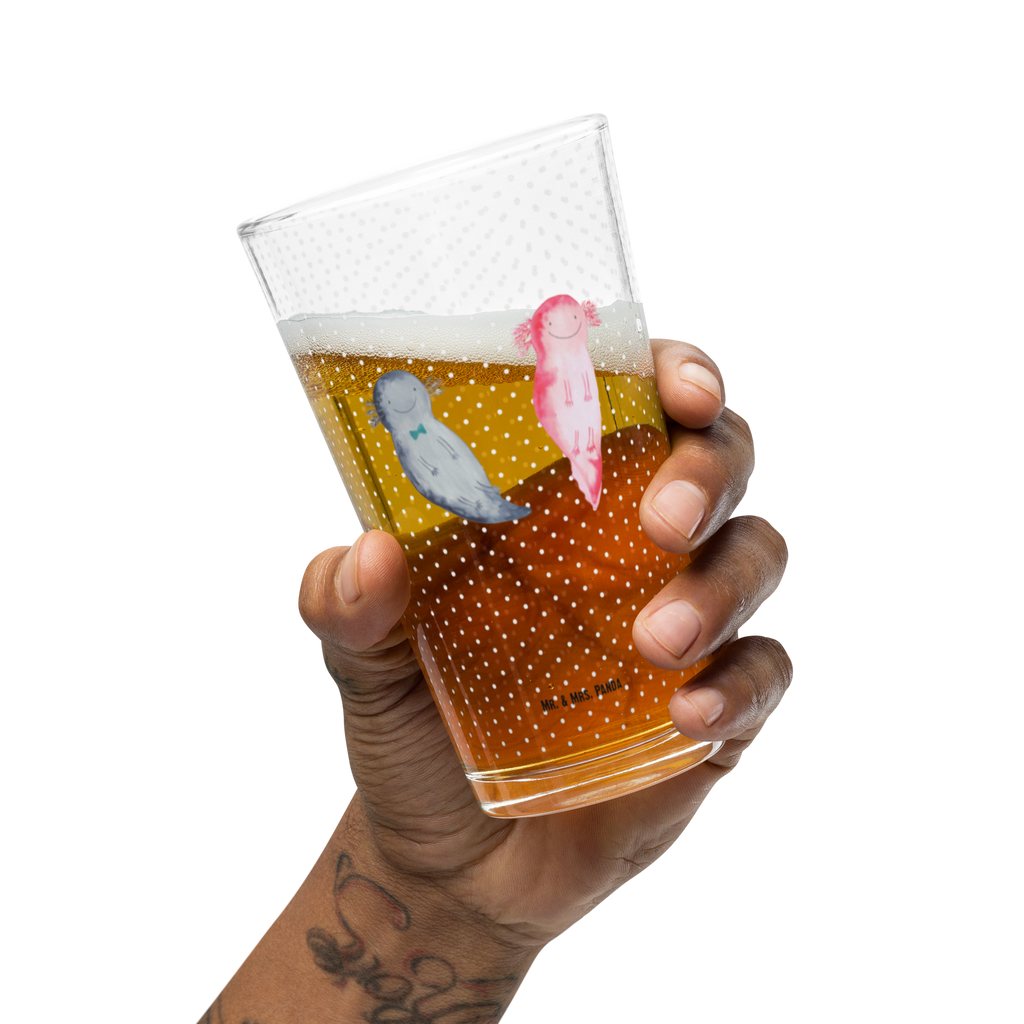 Premium Trinkglas Axolotl Axel+Lotte Trinkglas, Glas, Pint Glas, Bierglas, Cocktail Glas, Wasserglas, Axolotl, Molch, Axolot, Schwanzlurch, Lurch, Lurche, Liebe, große Liebe, Liebesbeweis, Freund, Verlobter, Ehemann, Jahrestag, Valentinstag