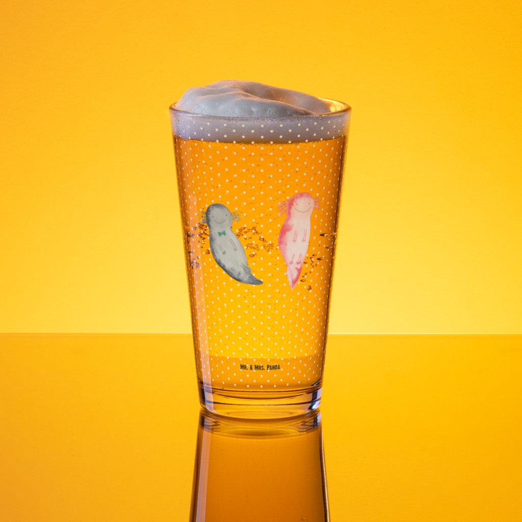 Premium Trinkglas Axolotl Axel+Lotte Trinkglas, Glas, Pint Glas, Bierglas, Cocktail Glas, Wasserglas, Axolotl, Molch, Axolot, Schwanzlurch, Lurch, Lurche, Liebe, große Liebe, Liebesbeweis, Freund, Verlobter, Ehemann, Jahrestag, Valentinstag
