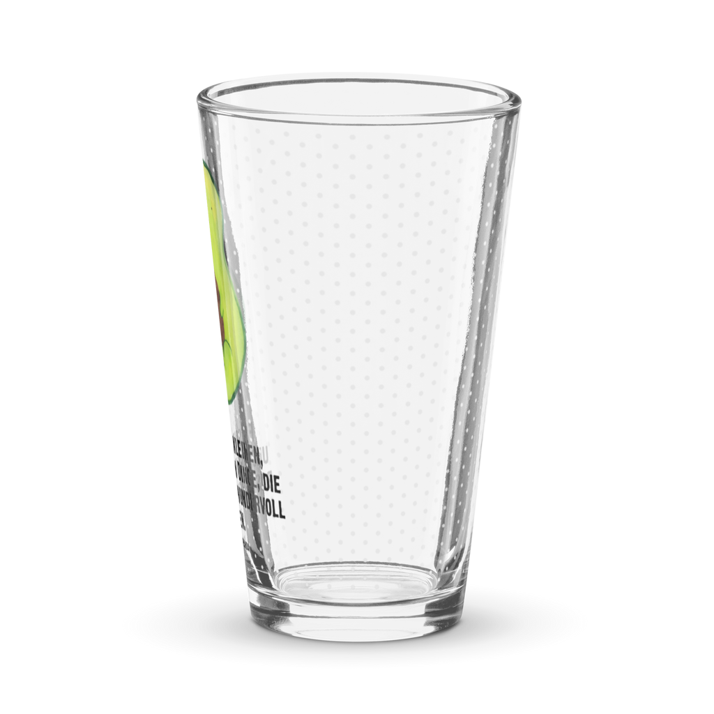 Premium Trinkglas Avocado mit Kern Trinkglas, Glas, Pint Glas, Bierglas, Cocktail Glas, Wasserglas, Avocado, Veggie, Vegan, Gesund, Avokado, Avocadokern, Kern, Pflanze, Spruch Leben