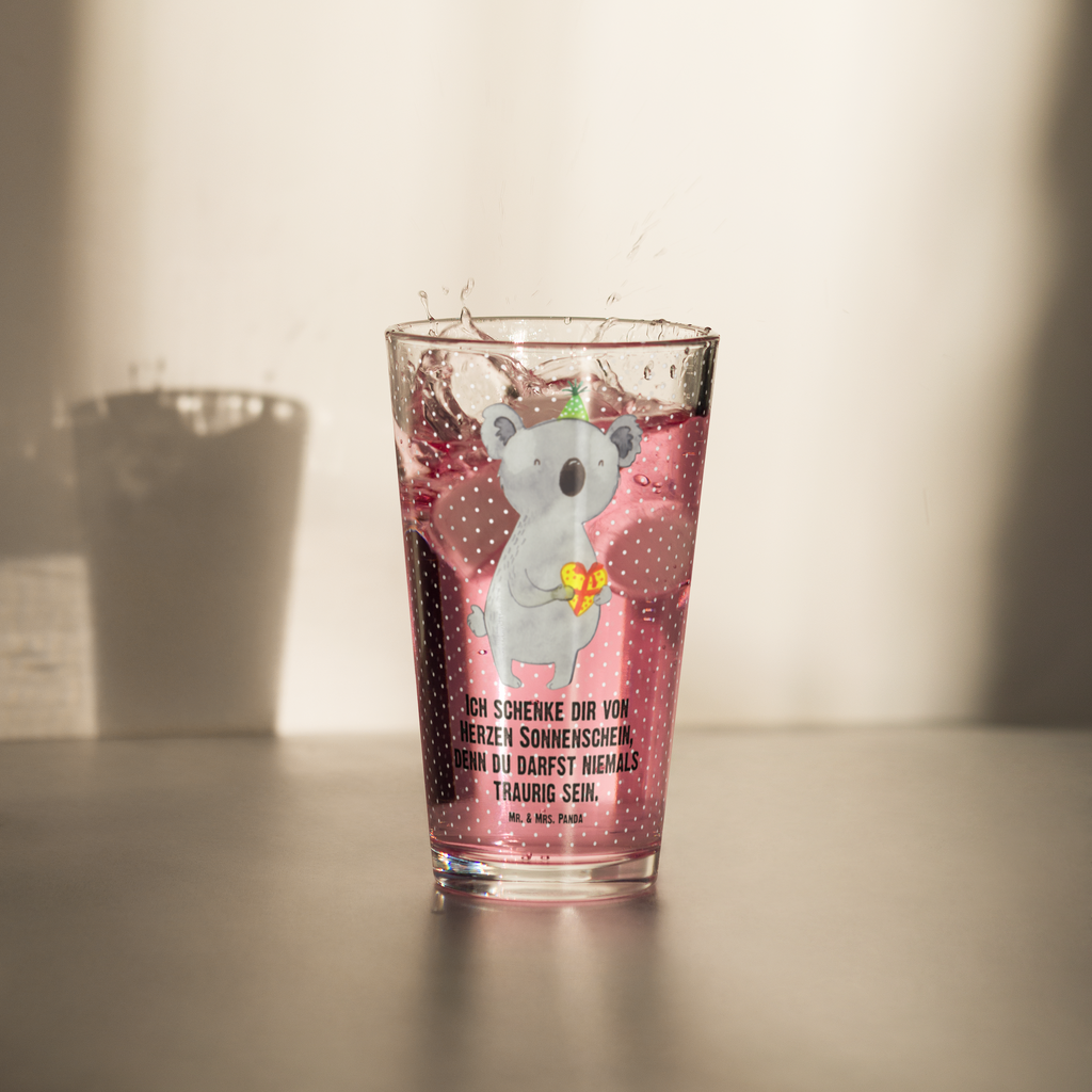 Premium Trinkglas Koala Geschenk Trinkglas, Glas, Pint Glas, Bierglas, Cocktail Glas, Wasserglas, Koala, Koalabär, Geschenk, Geburtstag, Party
