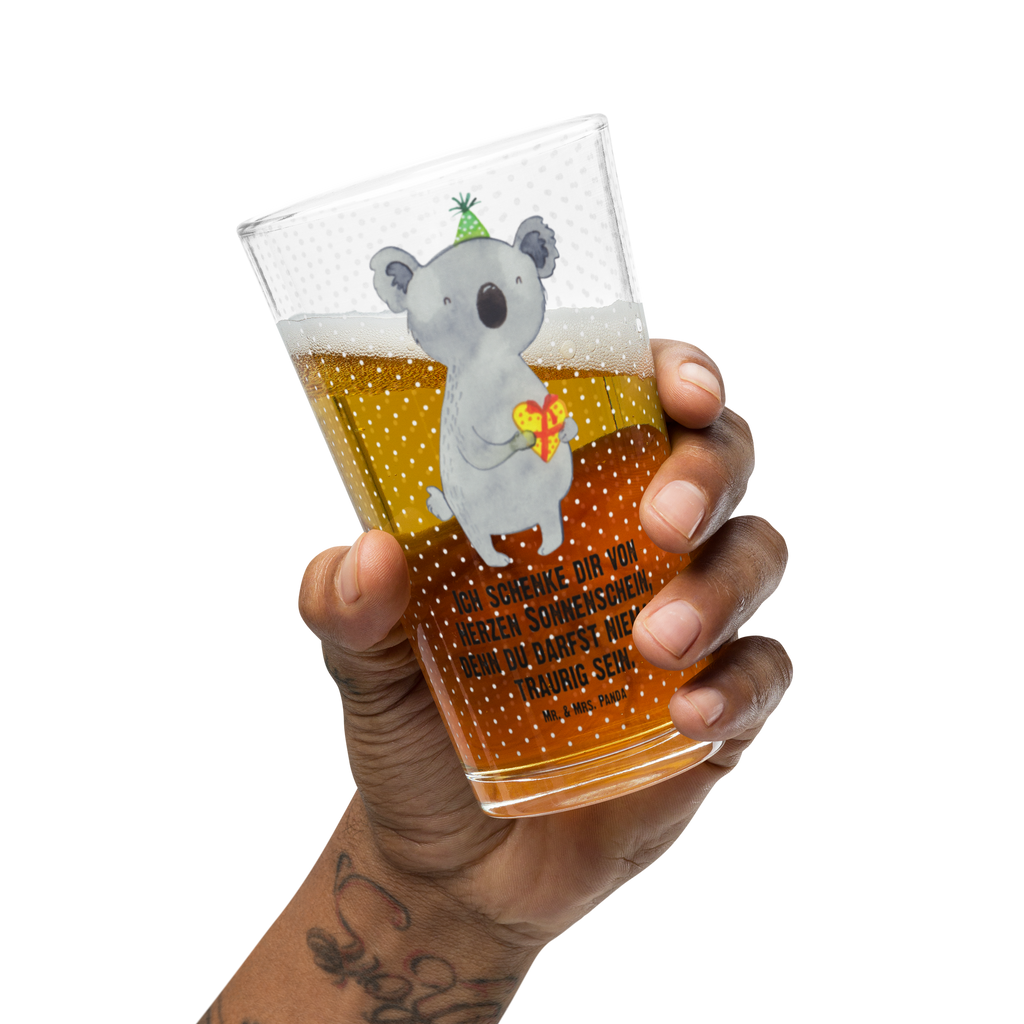 Premium Trinkglas Koala Geschenk Trinkglas, Glas, Pint Glas, Bierglas, Cocktail Glas, Wasserglas, Koala, Koalabär, Geschenk, Geburtstag, Party