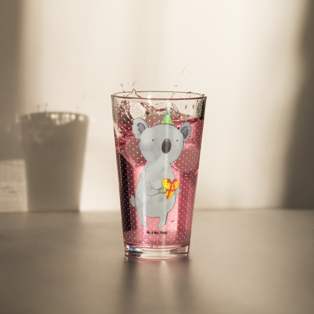 Premium Trinkglas Koala Geschenk Trinkglas, Glas, Pint Glas, Bierglas, Cocktail Glas, Wasserglas, Koala, Koalabär, Geschenk, Geburtstag, Party