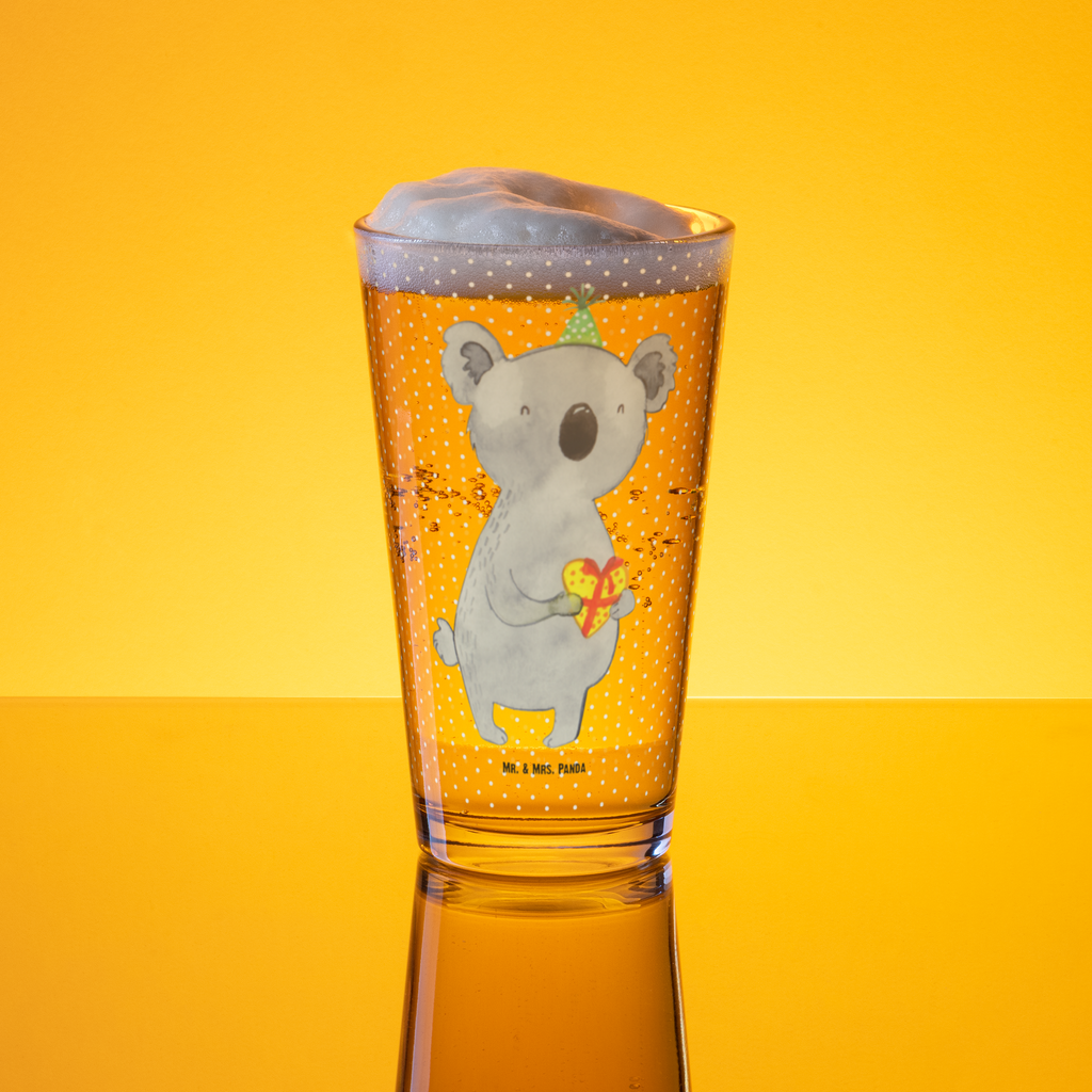 Premium Trinkglas Koala Geschenk Trinkglas, Glas, Pint Glas, Bierglas, Cocktail Glas, Wasserglas, Koala, Koalabär, Geschenk, Geburtstag, Party