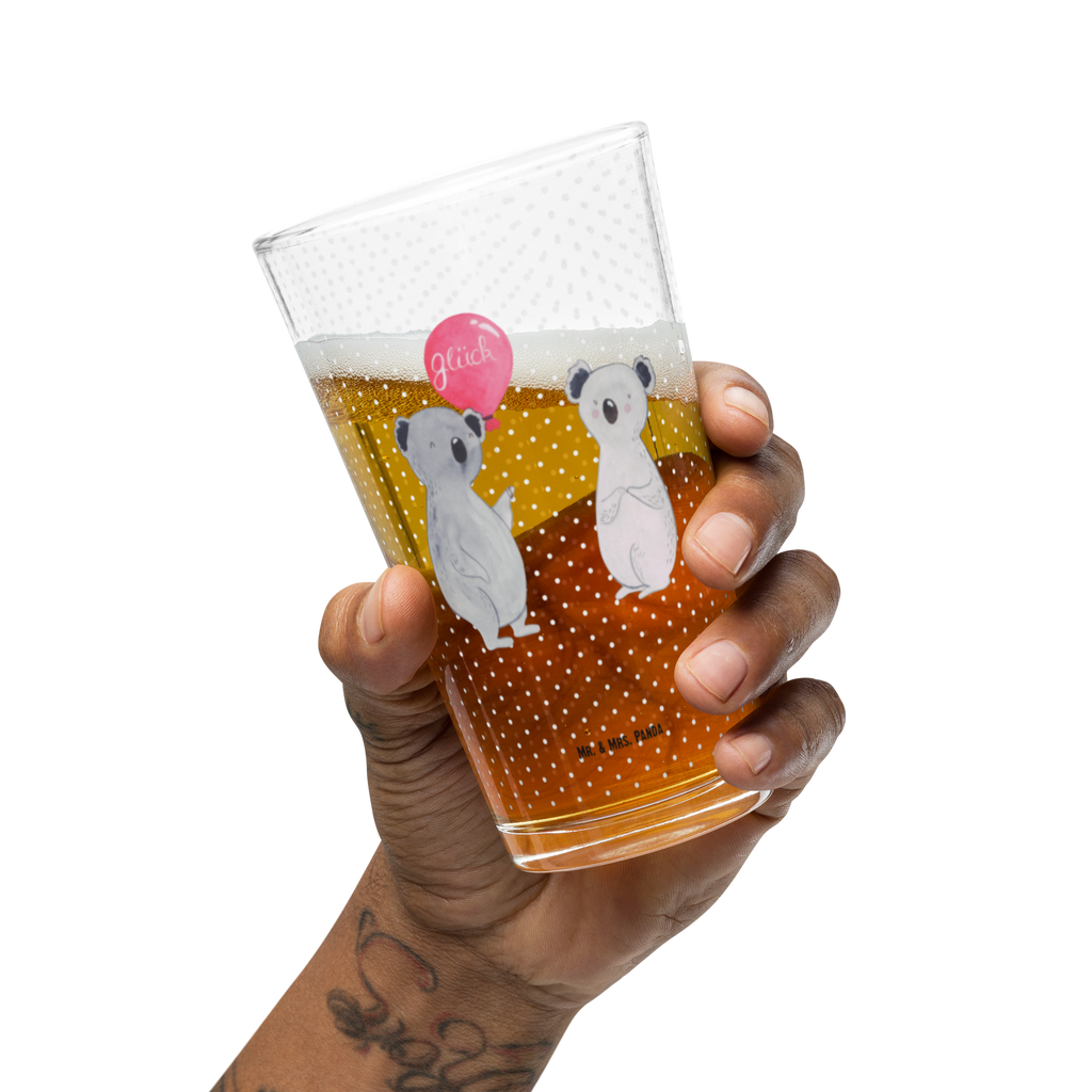 Premium Trinkglas Koala Luftballon Trinkglas, Glas, Pint Glas, Bierglas, Cocktail Glas, Wasserglas, Koala, Koalabär, Luftballon, Party, Geburtstag, Geschenk