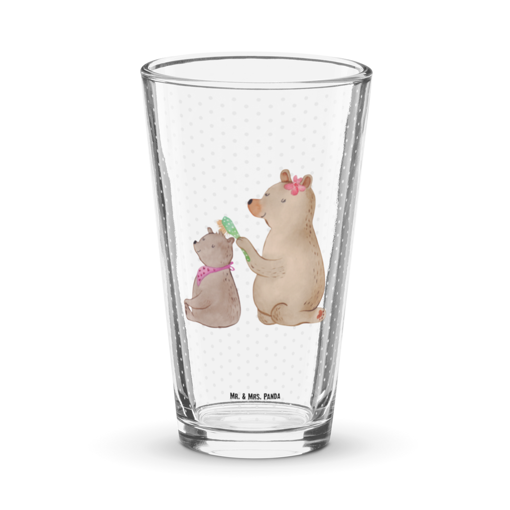 Premium Trinkglas Bär mit Kind Trinkglas, Glas, Pint Glas, Bierglas, Cocktail Glas, Wasserglas, Familie, Vatertag, Muttertag, Bruder, Schwester, Mama, Papa, Oma, Opa, Geschenk, Mutti, Mutter