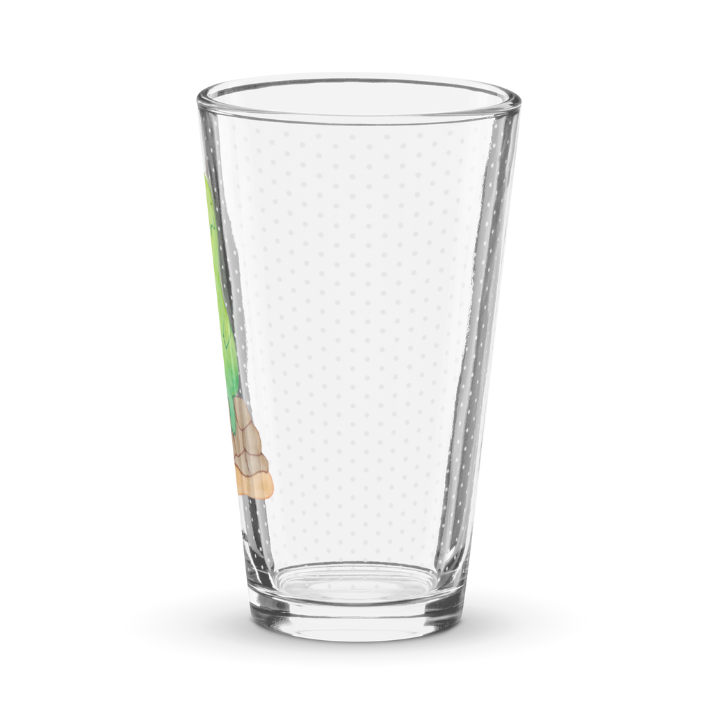 Premium Trinkglas Schildkröte pausiert Trinkglas, Glas, Pint Glas, Bierglas, Cocktail Glas, Wasserglas, Schildkröte, Achtsamkeit, Entschleunigen, achtsam