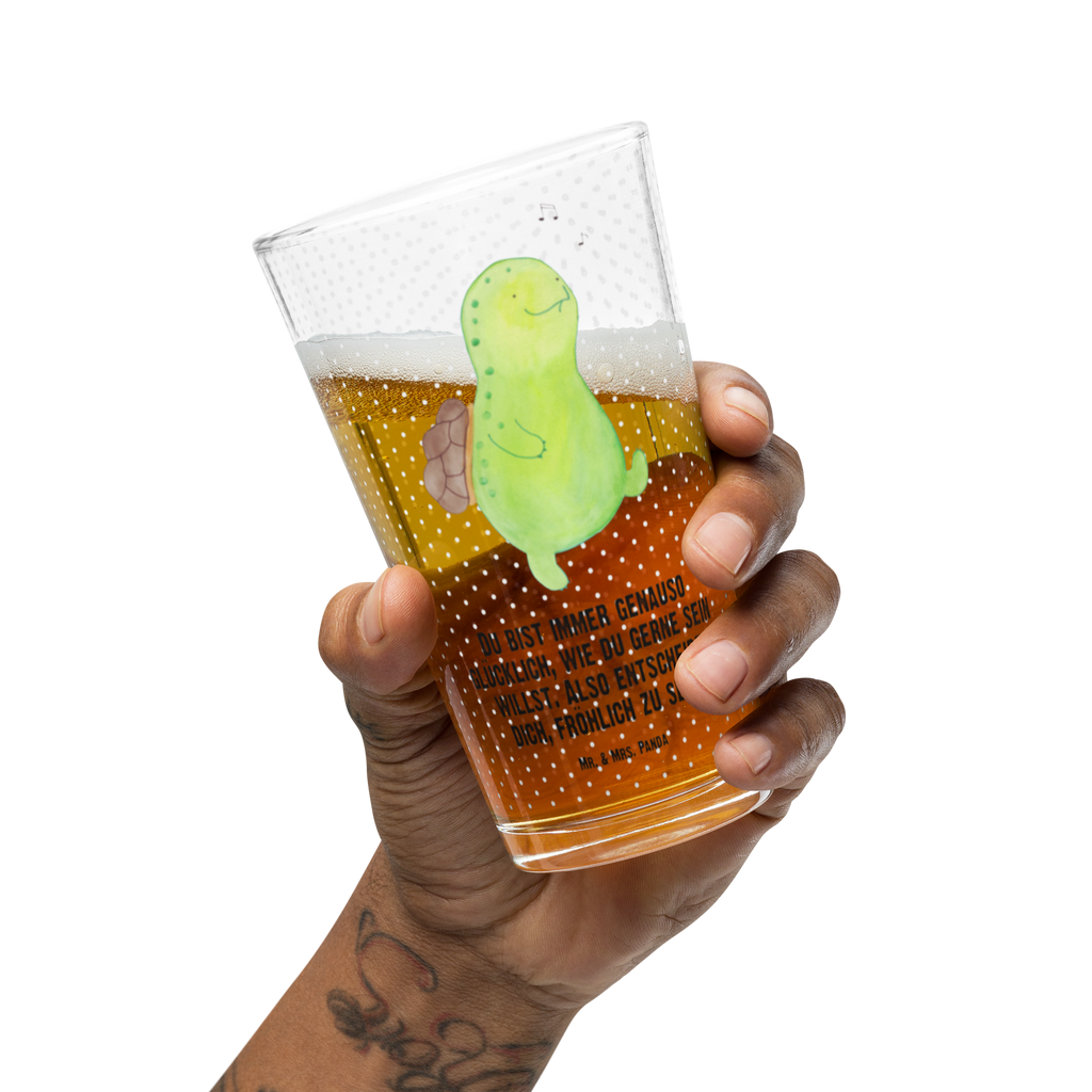Premium Trinkglas Schildkröte pfeift Trinkglas, Glas, Pint Glas, Bierglas, Cocktail Glas, Wasserglas, Schildkröte, Schildi, Schildkröten, fröhlich, Glück, Motivation, Lebensfreude, Depression, Trennung, Neuanfang