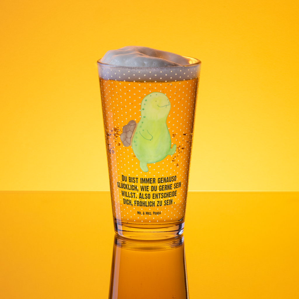 Premium Trinkglas Schildkröte pfeift Trinkglas, Glas, Pint Glas, Bierglas, Cocktail Glas, Wasserglas, Schildkröte, Schildi, Schildkröten, fröhlich, Glück, Motivation, Lebensfreude, Depression, Trennung, Neuanfang