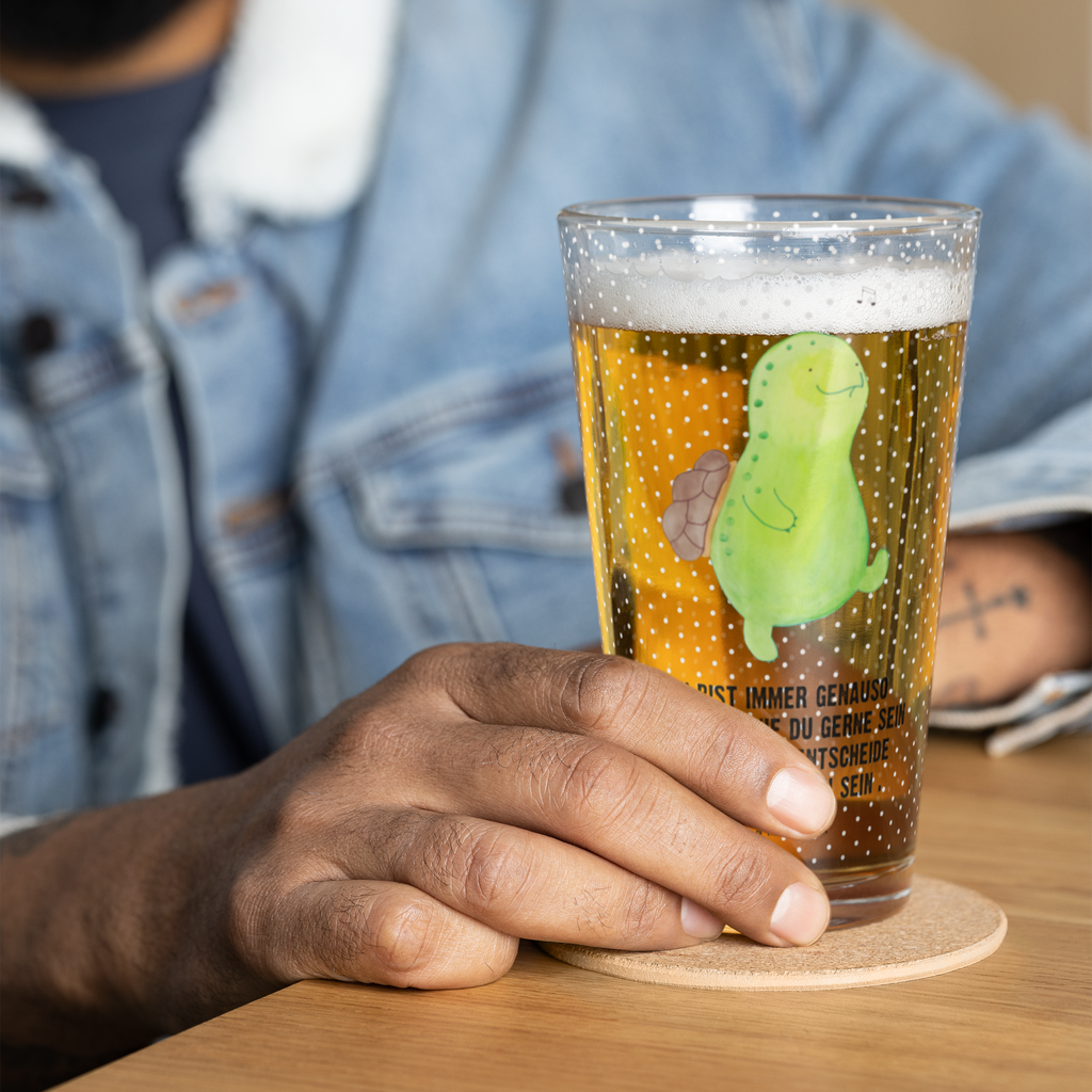 Premium Trinkglas Schildkröte pfeift Trinkglas, Glas, Pint Glas, Bierglas, Cocktail Glas, Wasserglas, Schildkröte, Schildi, Schildkröten, fröhlich, Glück, Motivation, Lebensfreude, Depression, Trennung, Neuanfang