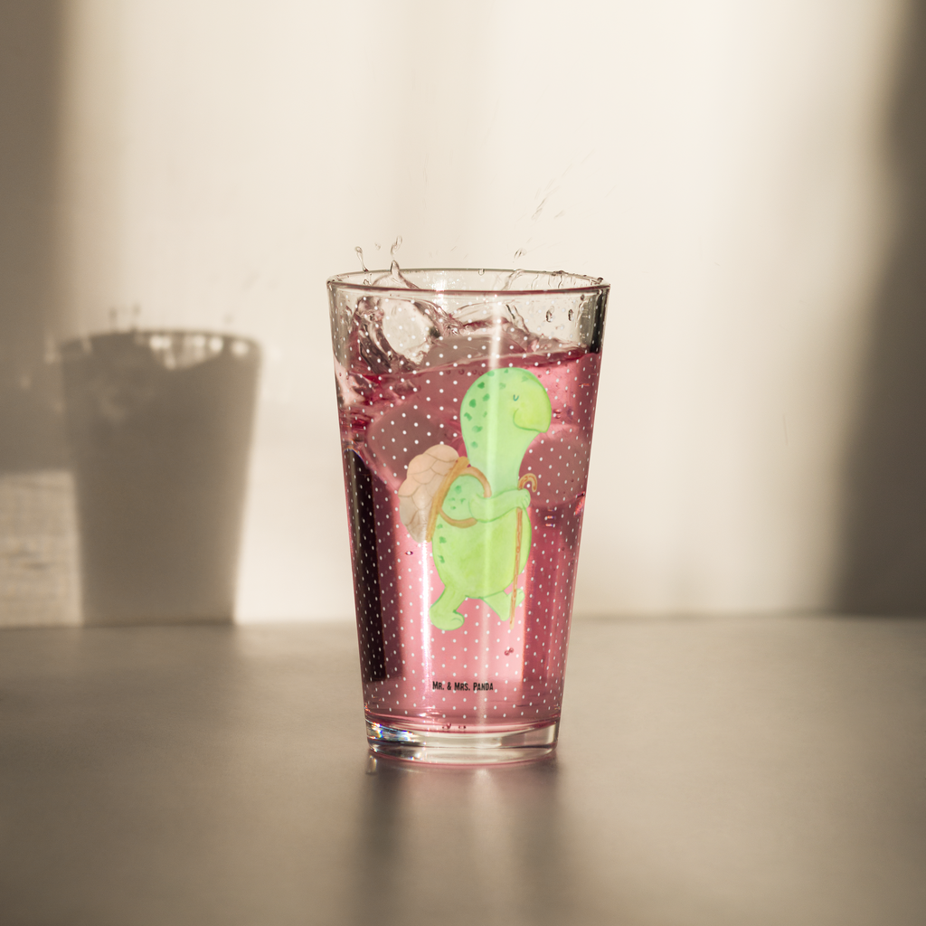 Premium Trinkglas Schildkröte Wanderer Trinkglas, Glas, Pint Glas, Bierglas, Cocktail Glas, Wasserglas, Schildkröte, Schildkröten, Motivation, Motivationsspruch, Motivationssprüche, Neuanfang