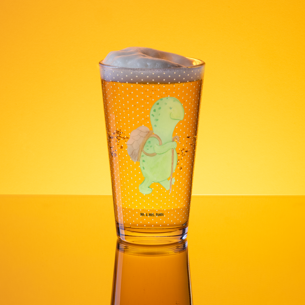 Premium Trinkglas Schildkröte Wanderer Trinkglas, Glas, Pint Glas, Bierglas, Cocktail Glas, Wasserglas, Schildkröte, Schildkröten, Motivation, Motivationsspruch, Motivationssprüche, Neuanfang