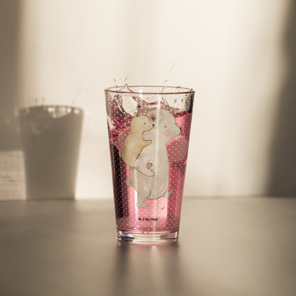 Premium Trinkglas Papa Bär Trinkglas, Glas, Pint Glas, Bierglas, Cocktail Glas, Wasserglas, Familie, Vatertag, Muttertag, Bruder, Schwester, Mama, Papa, Oma, Opa, Geschenk, Vater, Papi, Vati, Onkel, Geburtstag