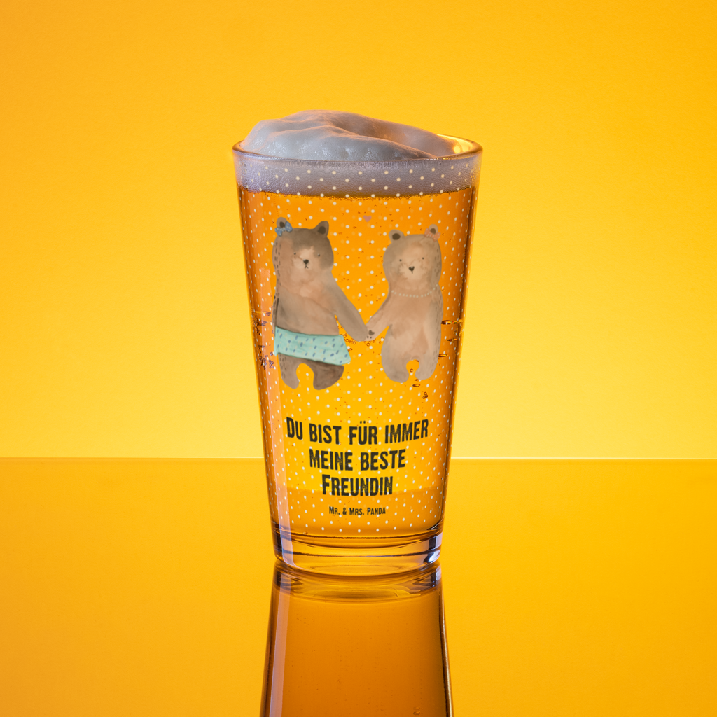 Premium Trinkglas Bär Freundin Trinkglas, Glas, Pint Glas, Bierglas, Cocktail Glas, Wasserglas, Bär, Teddy, Teddybär, Bär Freundin Beste Freund Liebe Liebesbeweis Verliebt Kumpel Kumpeliene