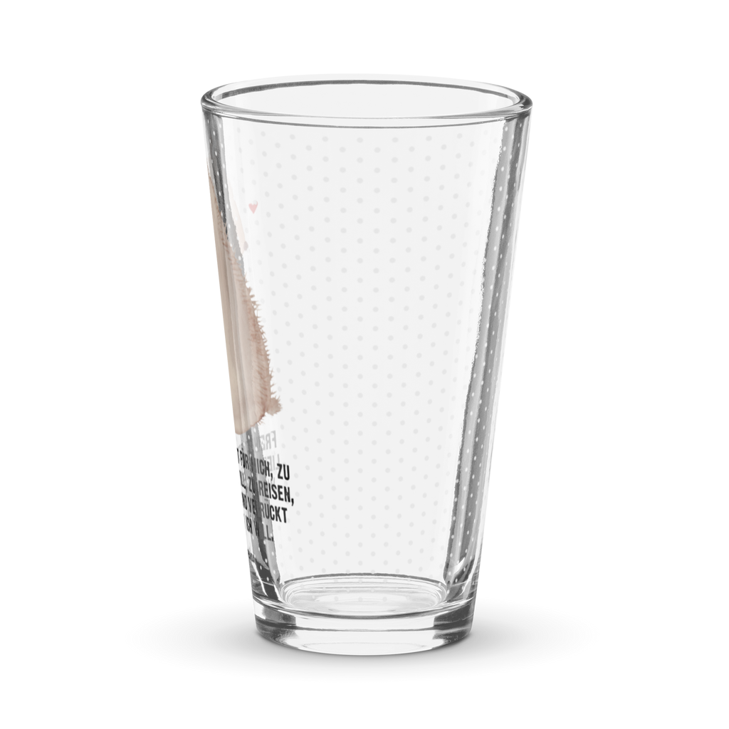 Premium Trinkglas Bär mit Marienkäfer Trinkglas, Glas, Pint Glas, Bierglas, Cocktail Glas, Wasserglas, Bär, Teddy, Teddybär, Marienkäfer, Liebe, Freiheit, Motivation, Das Leben ist schön