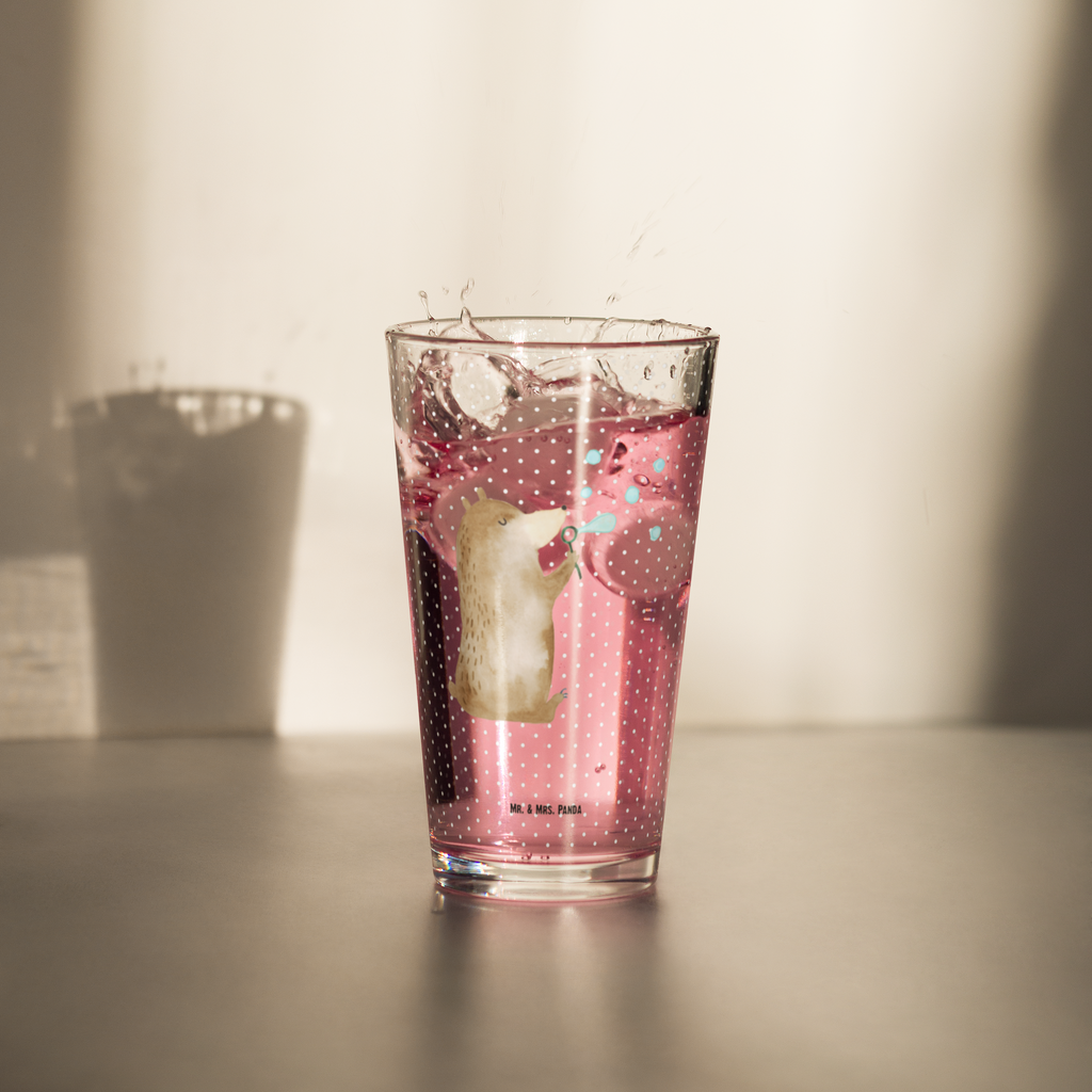 Premium Trinkglas Bär Seifenblasen Trinkglas, Glas, Pint Glas, Bierglas, Cocktail Glas, Wasserglas, Bär, Teddy, Teddybär, Seifenblasen Bär Lustig Sein Glücklich Traurig Happy