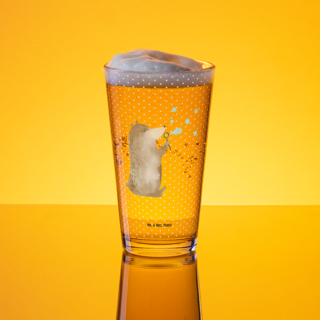 Premium Trinkglas Bär Seifenblasen Trinkglas, Glas, Pint Glas, Bierglas, Cocktail Glas, Wasserglas, Bär, Teddy, Teddybär, Seifenblasen Bär Lustig Sein Glücklich Traurig Happy