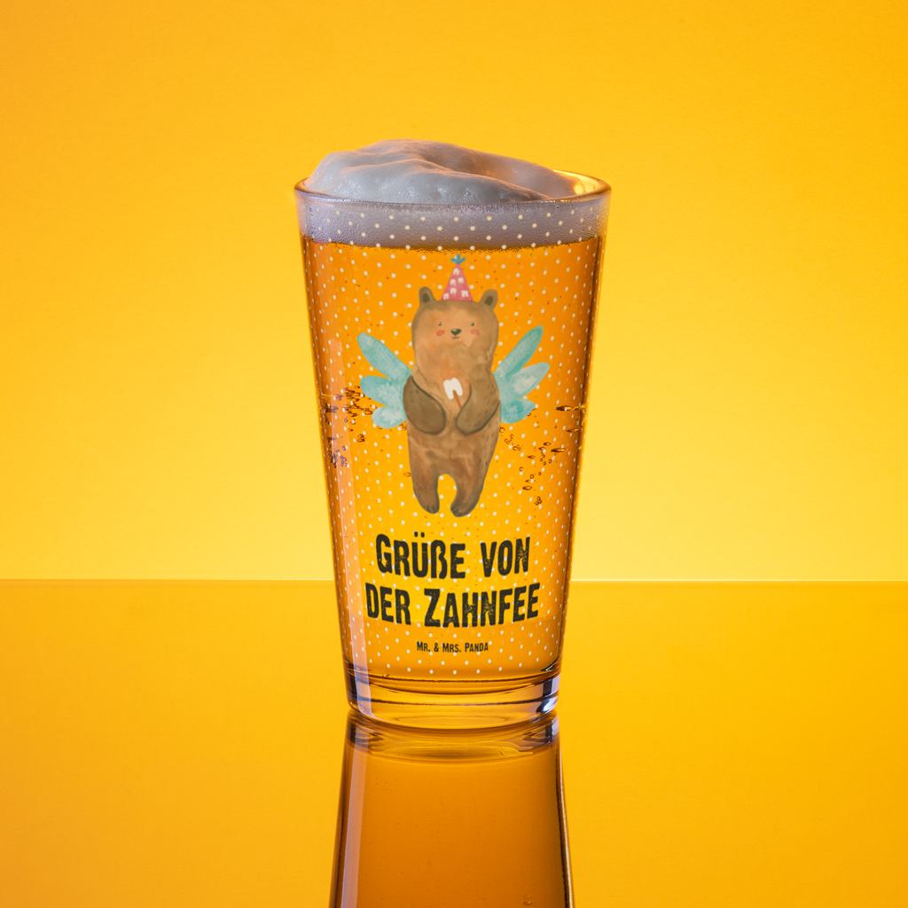 Premium Trinkglas Zahnfee Bär Trinkglas, Glas, Pint Glas, Bierglas, Cocktail Glas, Wasserglas, Bär, Teddy, Teddybär, Zahnfee, Fee, Milchzahn, Erster Zahn