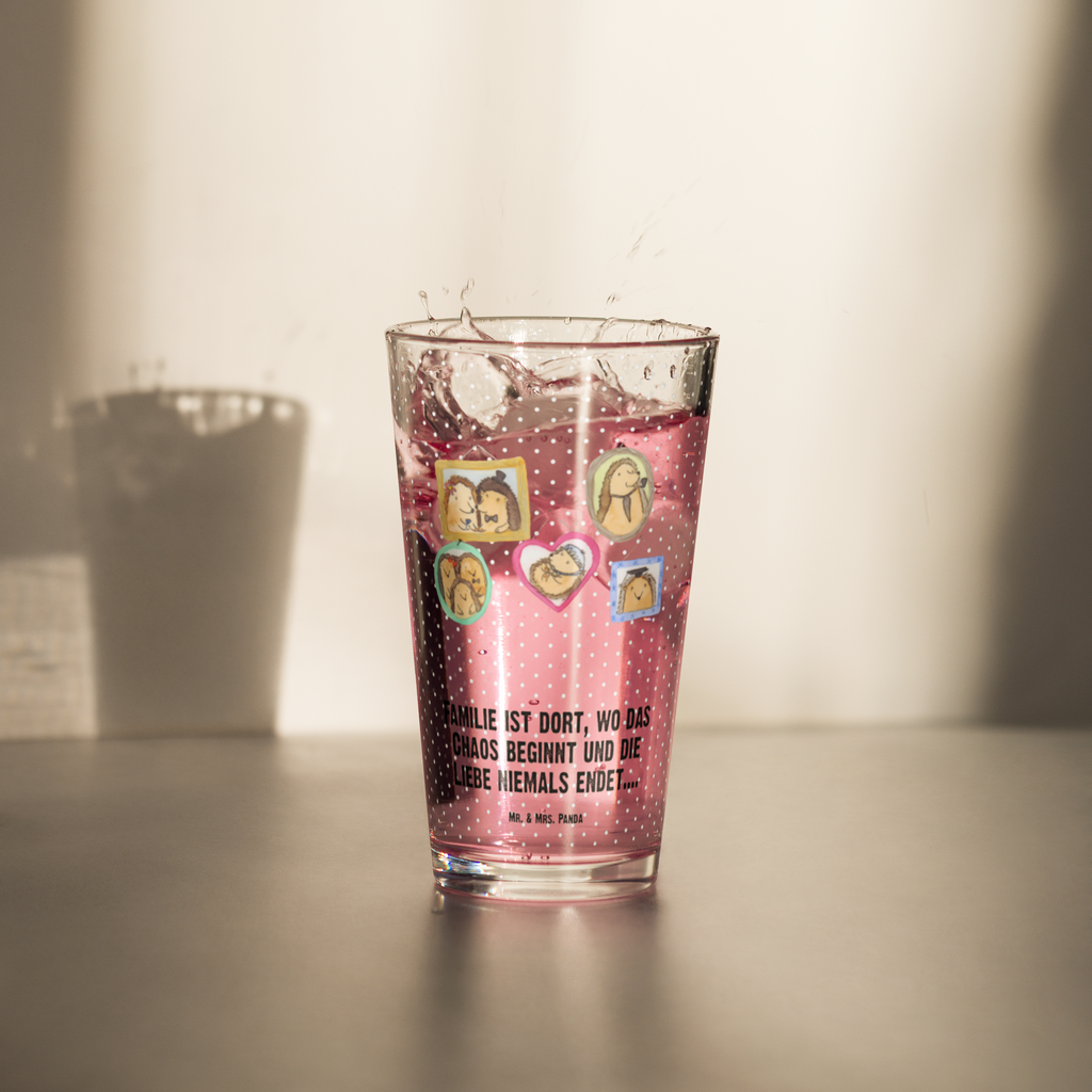 Premium Trinkglas Igel Familie Trinkglas, Glas, Pint Glas, Bierglas, Cocktail Glas, Wasserglas, Familie, Vatertag, Muttertag, Bruder, Schwester, Mama, Papa, Oma, Opa, Liebe, Igel, Bilder, Zusammenhalt, Glück