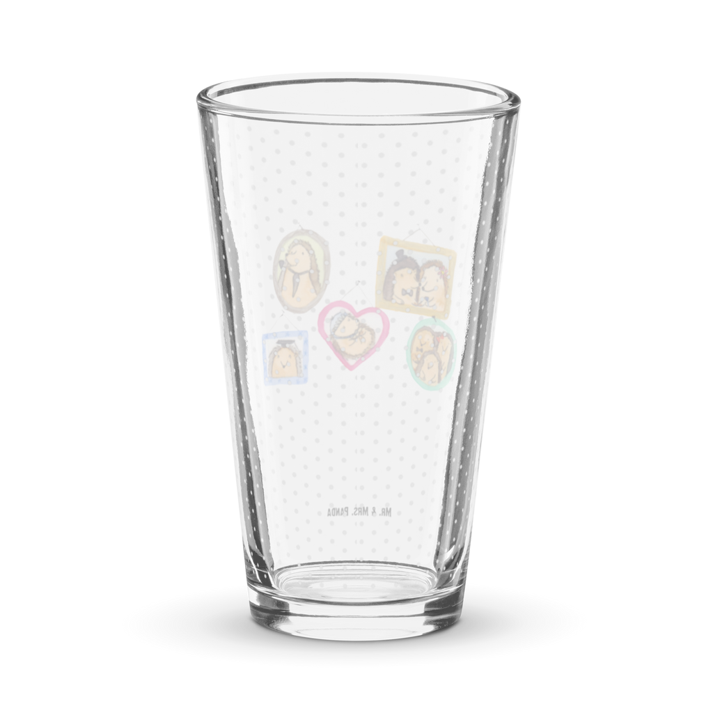Premium Trinkglas Igel Familie Trinkglas, Glas, Pint Glas, Bierglas, Cocktail Glas, Wasserglas, Familie, Vatertag, Muttertag, Bruder, Schwester, Mama, Papa, Oma, Opa, Liebe, Igel, Bilder, Zusammenhalt, Glück
