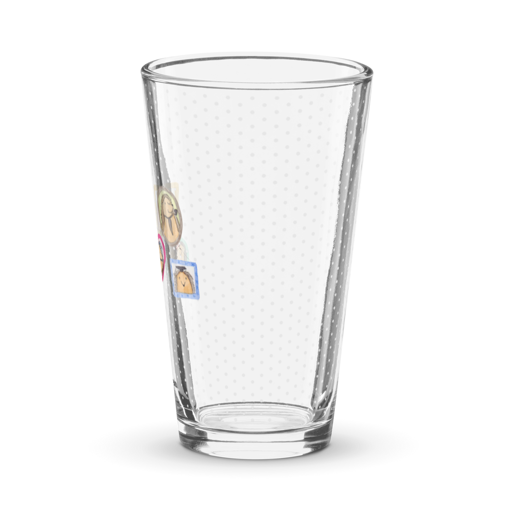 Premium Trinkglas Igel Familie Trinkglas, Glas, Pint Glas, Bierglas, Cocktail Glas, Wasserglas, Familie, Vatertag, Muttertag, Bruder, Schwester, Mama, Papa, Oma, Opa, Liebe, Igel, Bilder, Zusammenhalt, Glück