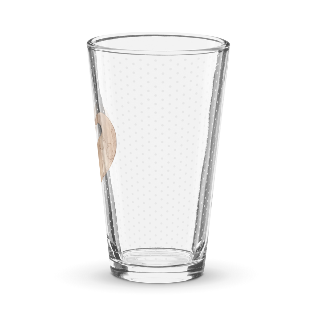 Premium Trinkglas Otter Herz Trinkglas, Glas, Pint Glas, Bierglas, Cocktail Glas, Wasserglas, Otter, Fischotter, Seeotter, Liebe, Herz, Liebesbeweis, Liebesgeschenk, Bessere Hälfte, Love you, Jahrestag, Hochzeitstag, Verlobung, gemeinsames Leben