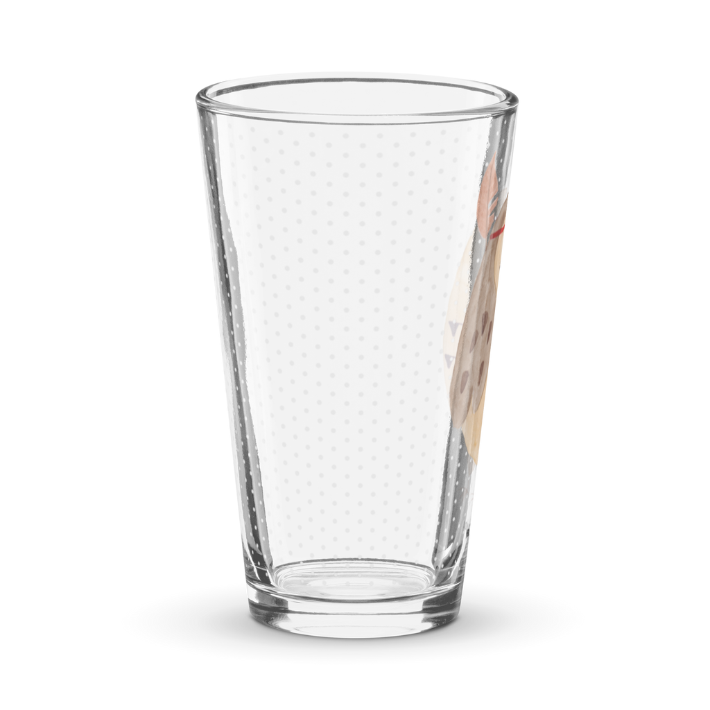 Premium Trinkglas Eule Federschmuck Trinkglas, Glas, Pint Glas, Bierglas, Cocktail Glas, Wasserglas, Eule, Eule Deko, Owl, Das Leben ist ein Abenteuer, Reisespruch, Federschmuck, Dekoration