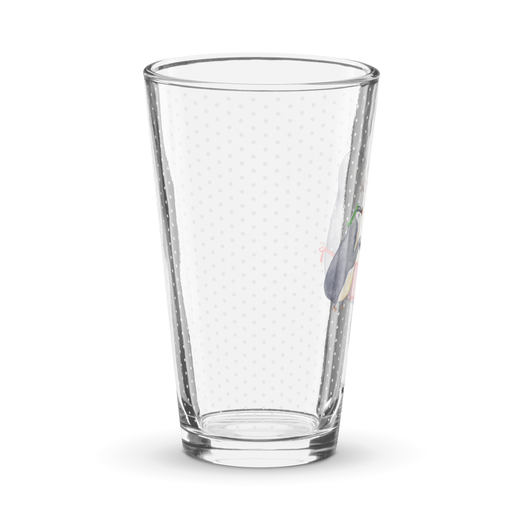 Premium Trinkglas Pinguin mit Kind Trinkglas, Glas, Pint Glas, Bierglas, Cocktail Glas, Wasserglas, Familie, Vatertag, Muttertag, Bruder, Schwester, Mama, Papa, Oma, Opa, Geschenk, Mami, Mutti, Mutter, Geburststag