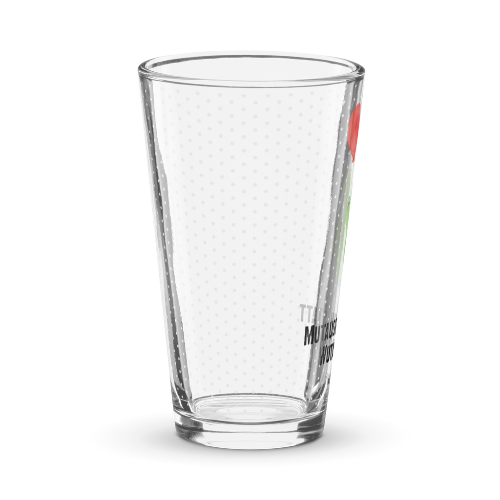 Premium Trinkglas Schildkröte Luftballon Trinkglas, Glas, Pint Glas, Bierglas, Cocktail Glas, Wasserglas, Schildkröte, Schildkröten, Mutausbruch, Motivation, Motivationsspruch