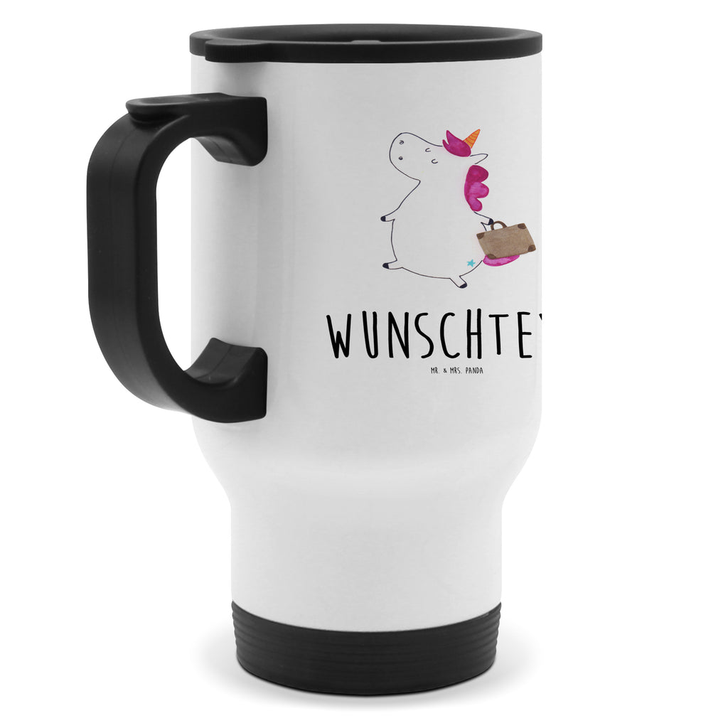 Personalisierter Thermobecher Einhorn Koffer Personalisierter Thermobecher, Personalisierter To Go Becher, Personalisierte Thermotasse, Personalisierter Kaffeebecher, Personalisierter Isolierbecher, Thermobecher personalisieren, Thermobecher mit Namen, Thermobecher selbst gestalten, Wunschname, Spülmaschinenfest, Bedrucken, Isolierbecher mit Namen, Isolierbecher selbst gestalten, Thermotasse personalisieren, Thermotasse mit Namen, Einhorn, Einhörner, Einhorn Deko, Pegasus, Unicorn, unicorn, Koffer, Verreisen, Reise, Gepäck, Abenteuer, Erwachsen, Kind, albern, Spaß, lustig, witzig