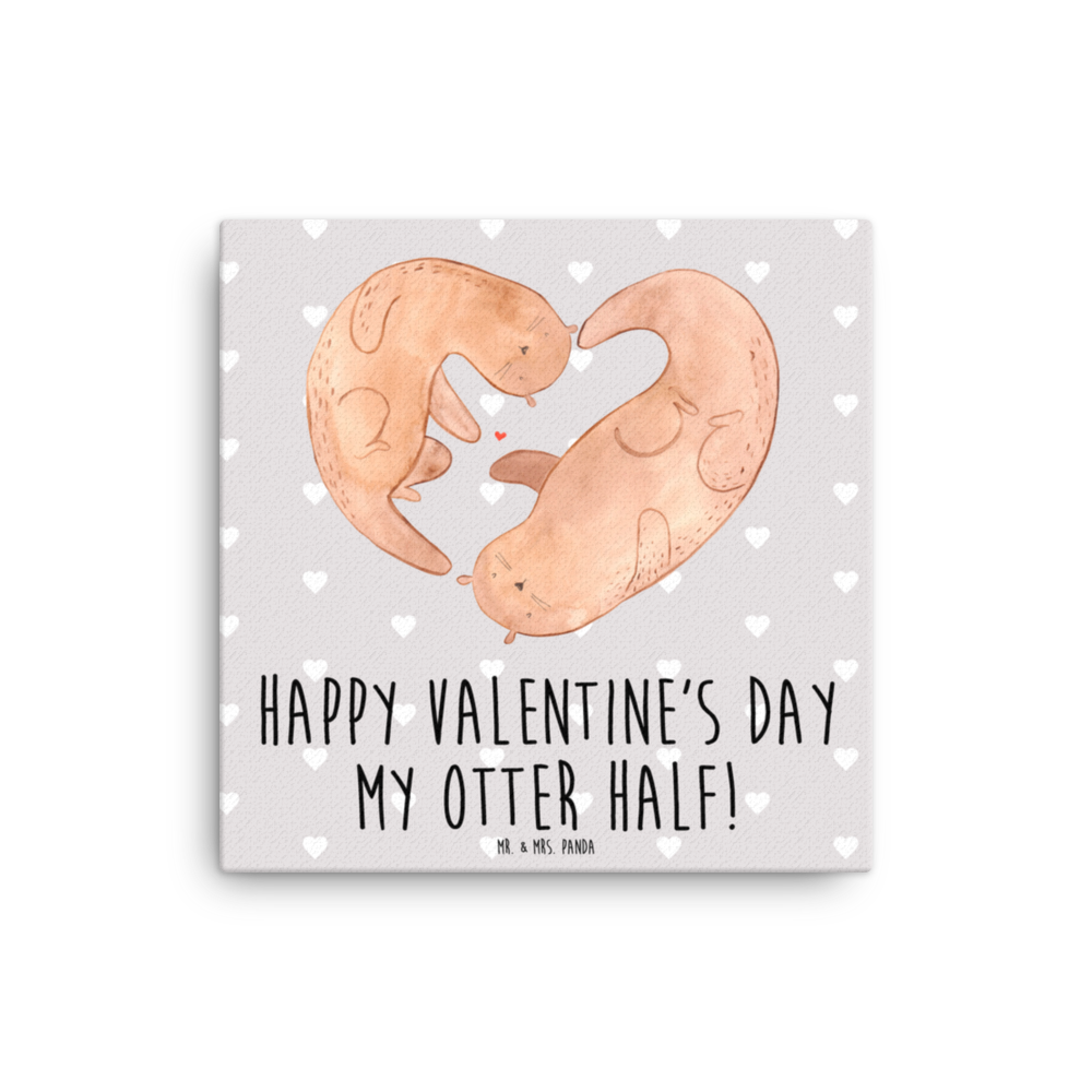 Leinwand Bild Otter Valentine Leinwand, Bild, Kunstdruck, Wanddeko, Dekoration, Liebe, Partner, Freund, Freundin, Ehemann, Ehefrau, Heiraten, Verlobung, Heiratsantrag, Liebesgeschenk, Jahrestag, Hocheitstag, Valentinstag, Geschenk für Frauen, Hochzeitstag, Mitbringsel, Geschenk für Freundin, Geschenk für Partner, Liebesbeweis, für Männer, für Ehemann