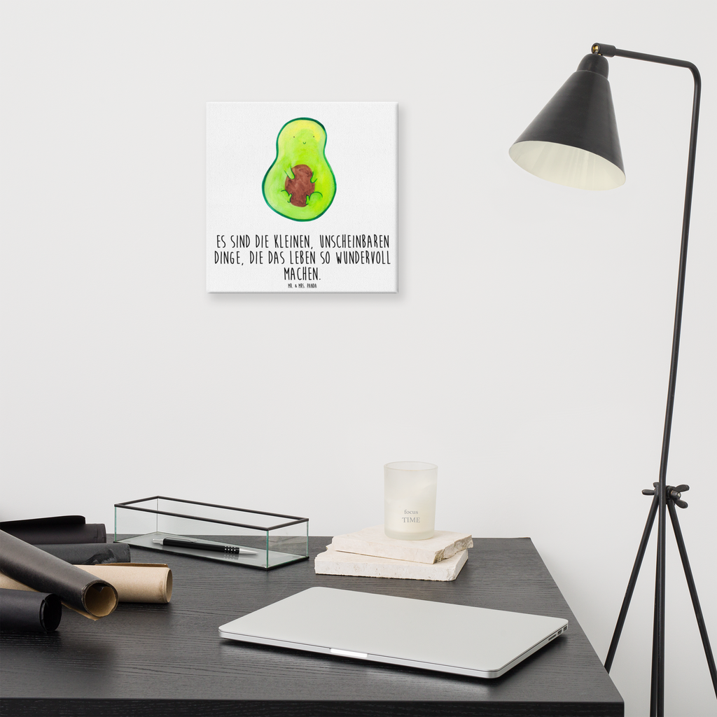 Leinwand Bild Avocado mit Kern Leinwand, Bild, Kunstdruck, Wanddeko, Dekoration, Avocado, Veggie, Vegan, Gesund, Avokado, Avocadokern, Kern, Pflanze, Spruch Leben