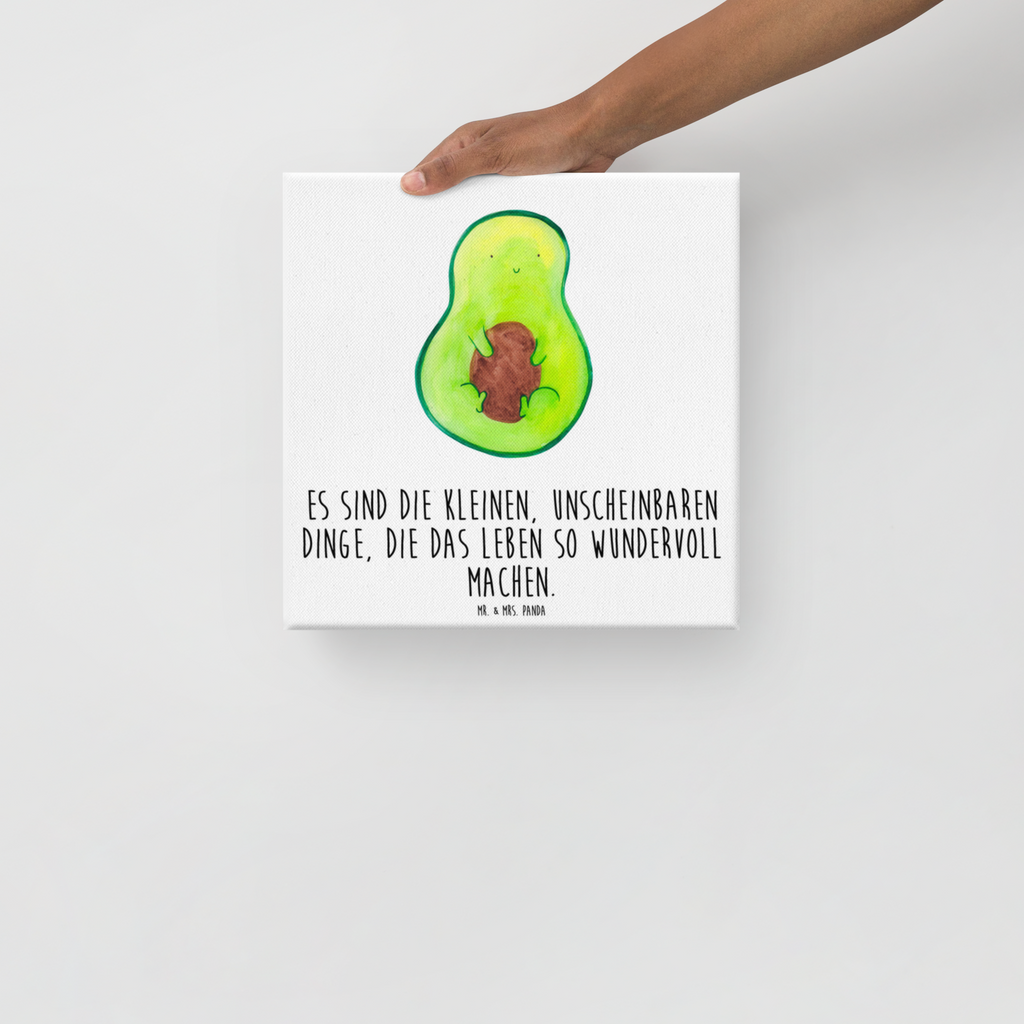 Leinwand Bild Avocado mit Kern Leinwand, Bild, Kunstdruck, Wanddeko, Dekoration, Avocado, Veggie, Vegan, Gesund, Avokado, Avocadokern, Kern, Pflanze, Spruch Leben