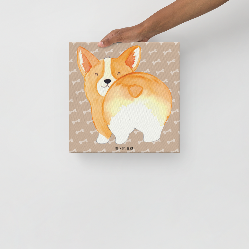 Leinwand Bild Corgie Po Leinwand, Bild, Kunstdruck, Wanddeko, Dekoration, Hund, Hundemotiv, Haustier, Hunderasse, Tierliebhaber, Hundebesitzer, Sprüche, Corgie, Hundeliebe, Motivation, Selbstliebe, Spruch