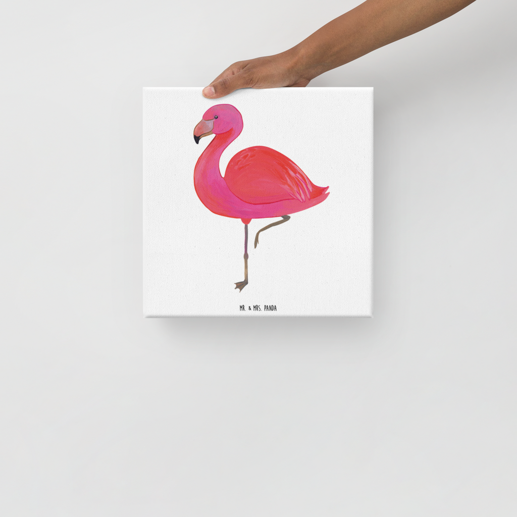 Leinwand Bild Flamingo classic Leinwand, Bild, Kunstdruck, Wanddeko, Dekoration, Flamingo, Einzigartig, Selbstliebe, Stolz, ich, für mich, Spruch, Freundin, Freundinnen, Außenseiter, Sohn, Tochter, Geschwister