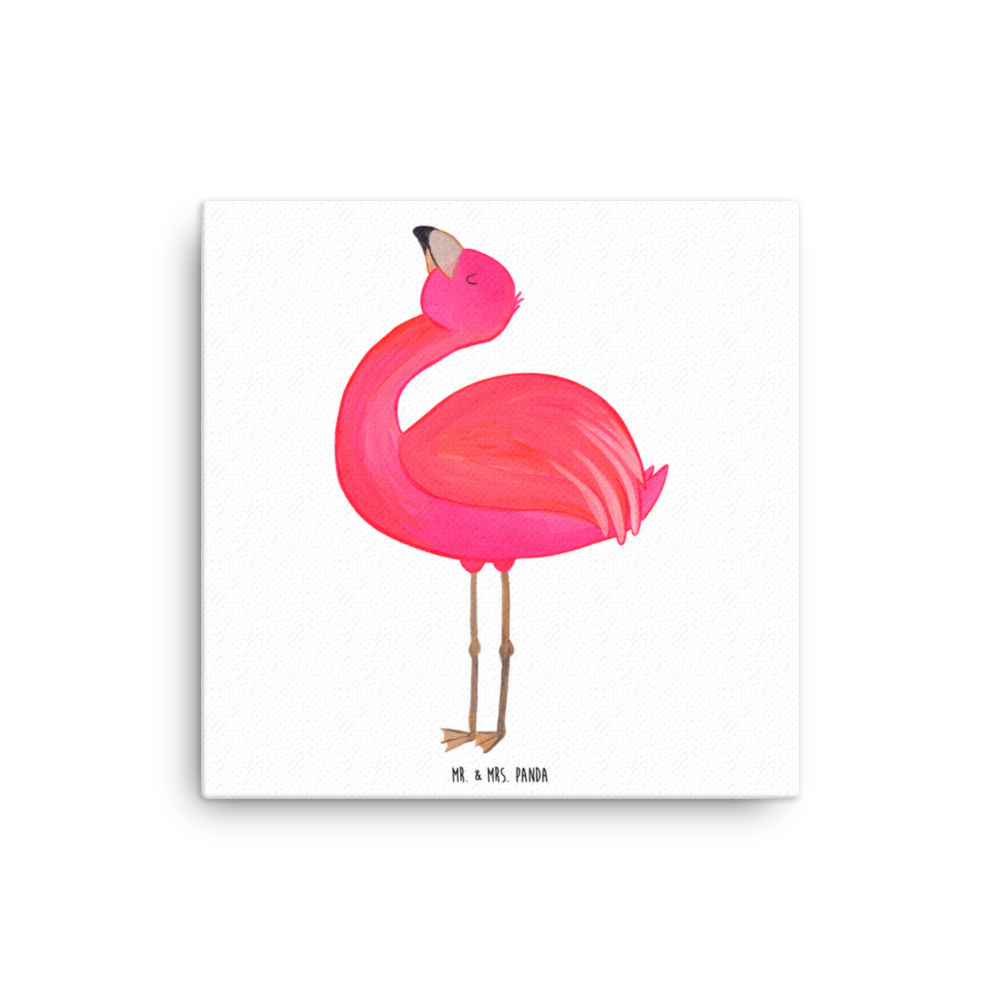Leinwand Bild Flamingo stolz Leinwand, Bild, Kunstdruck, Wanddeko, Dekoration, Flamingo, stolz, Freude, Selbstliebe, Selbstakzeptanz, Freundin, beste Freundin, Tochter, Mama, Schwester