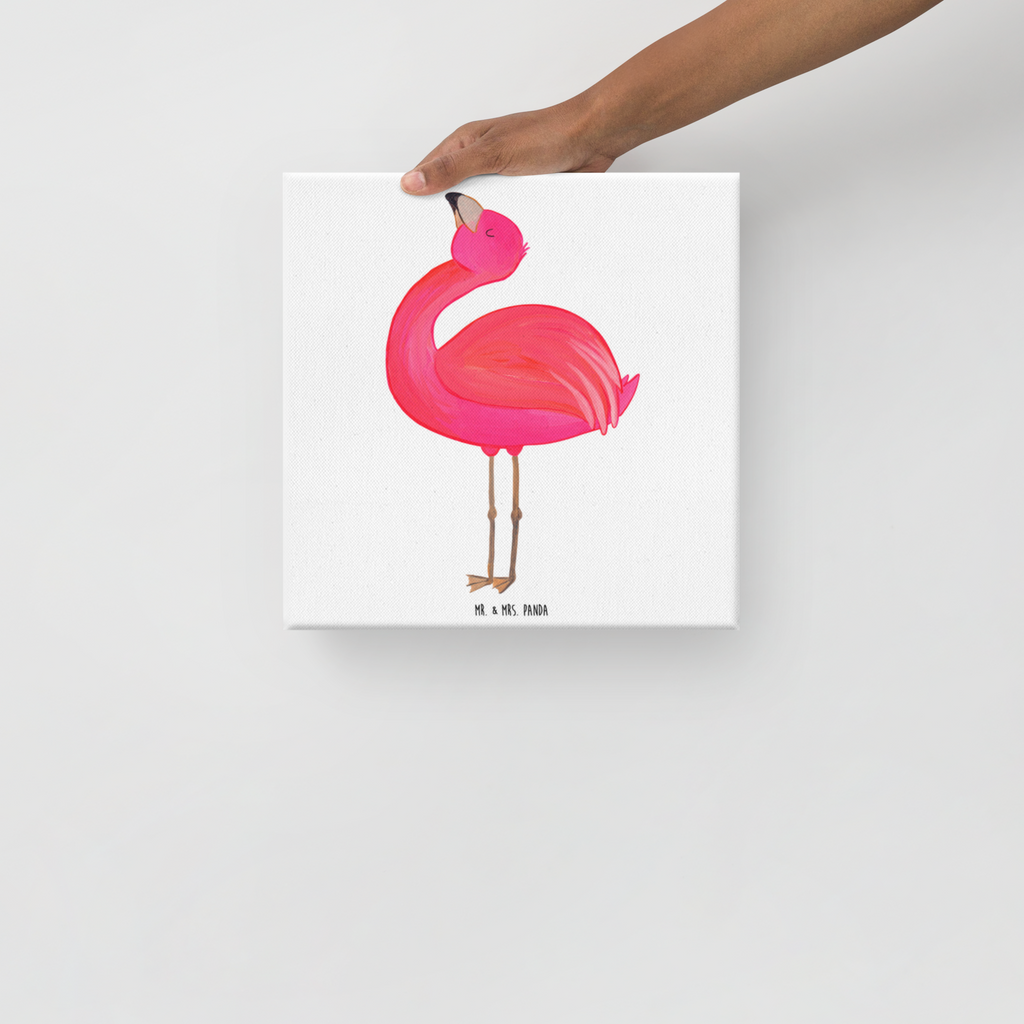 Leinwand Bild Flamingo stolz Leinwand, Bild, Kunstdruck, Wanddeko, Dekoration, Flamingo, stolz, Freude, Selbstliebe, Selbstakzeptanz, Freundin, beste Freundin, Tochter, Mama, Schwester