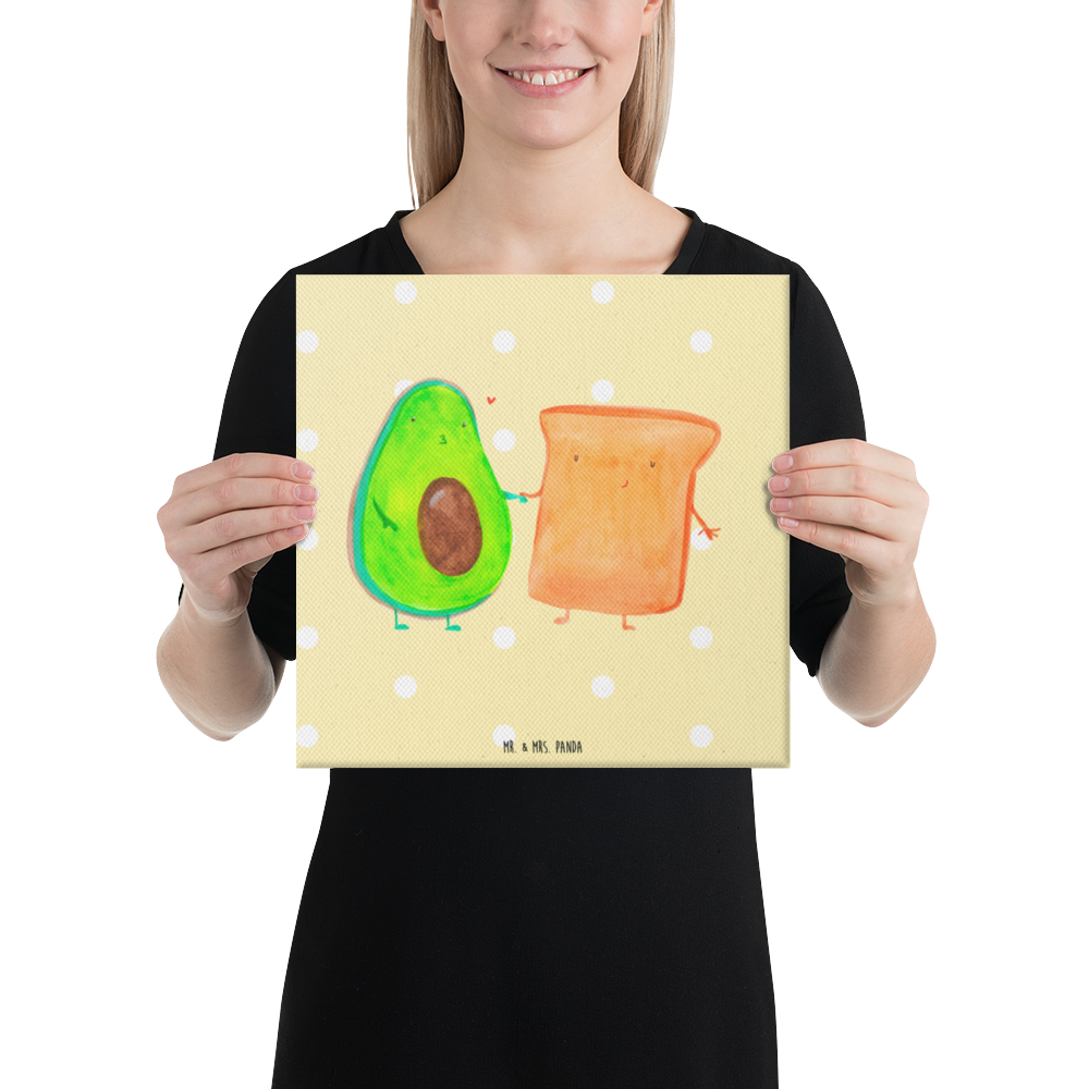 Leinwand Bild Avocado + Toast Leinwand, Bild, Kunstdruck, Wanddeko, Dekoration, Avocado, Veggie, Vegan, Gesund, Toast, Toastbrot, Liebespaar, Pärchen, Freund, Freundin, Verlobt, Verlobungsparty, Hochzeit, Hochzeitsgeschenk, Jahrestag, Jahrestagsgeschenk