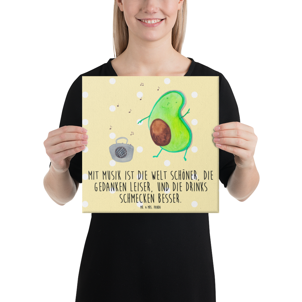 Leinwand Bild Avocado tanzt Leinwand, Bild, Kunstdruck, Wanddeko, Dekoration, Avocado, Veggie, Vegan, Gesund