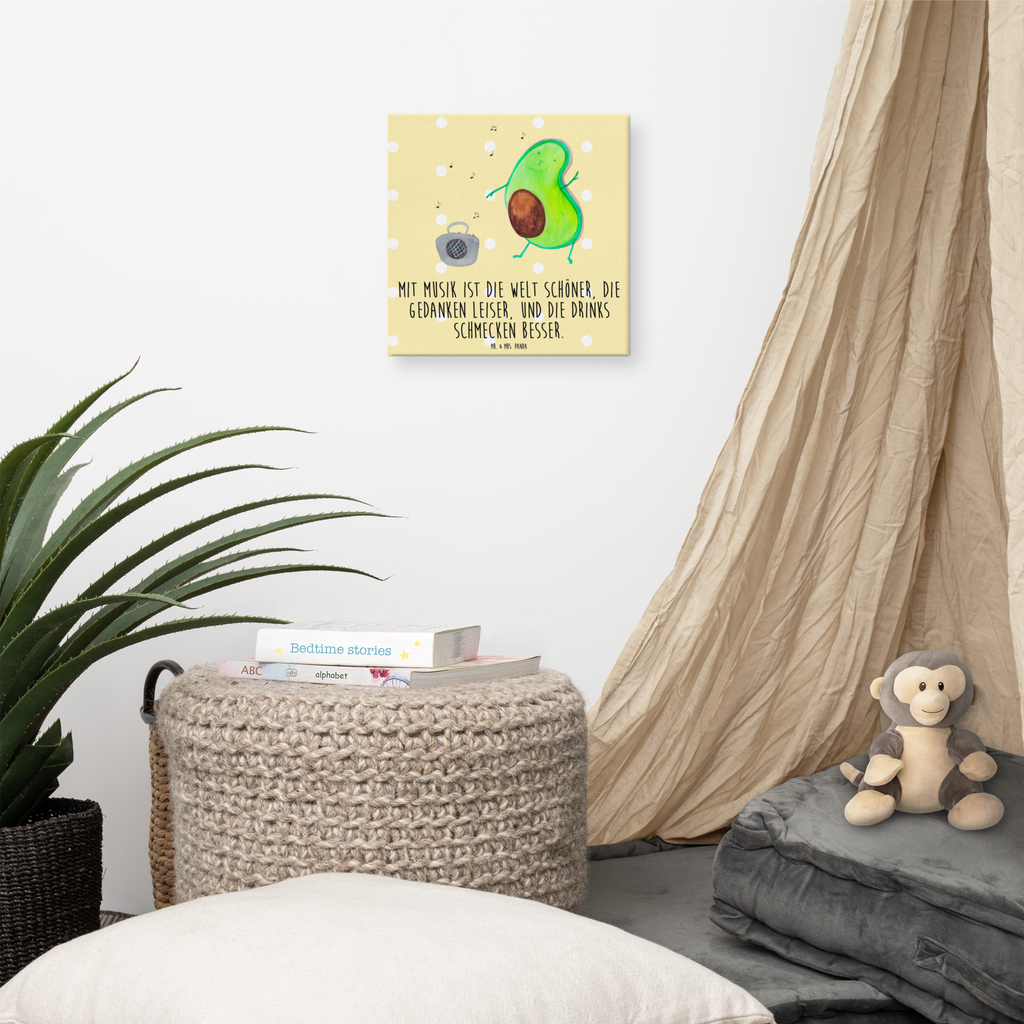 Leinwand Bild Avocado tanzt Leinwand, Bild, Kunstdruck, Wanddeko, Dekoration, Avocado, Veggie, Vegan, Gesund