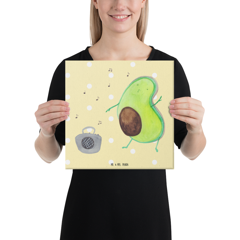 Leinwand Bild Avocado tanzt Leinwand, Bild, Kunstdruck, Wanddeko, Dekoration, Avocado, Veggie, Vegan, Gesund
