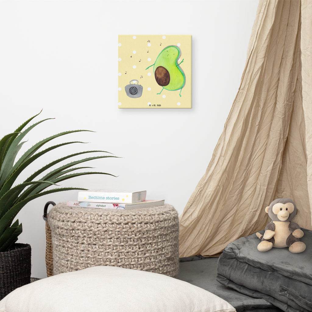 Leinwand Bild Avocado tanzt Leinwand, Bild, Kunstdruck, Wanddeko, Dekoration, Avocado, Veggie, Vegan, Gesund