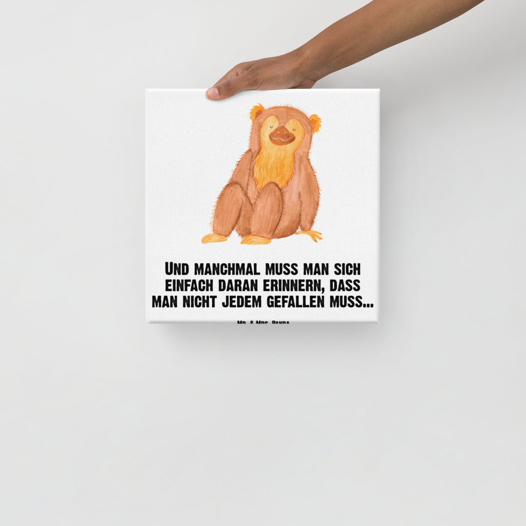 Leinwand Bild Affe Leinwand, Bild, Kunstdruck, Wanddeko, Dekoration, Afrika, Wildtiere, Affe, Äffchen, Affen, Selbstliebe, Respekt, Motivation, Selbstachtung, Liebe, Selbstbewusstsein, Selfcare