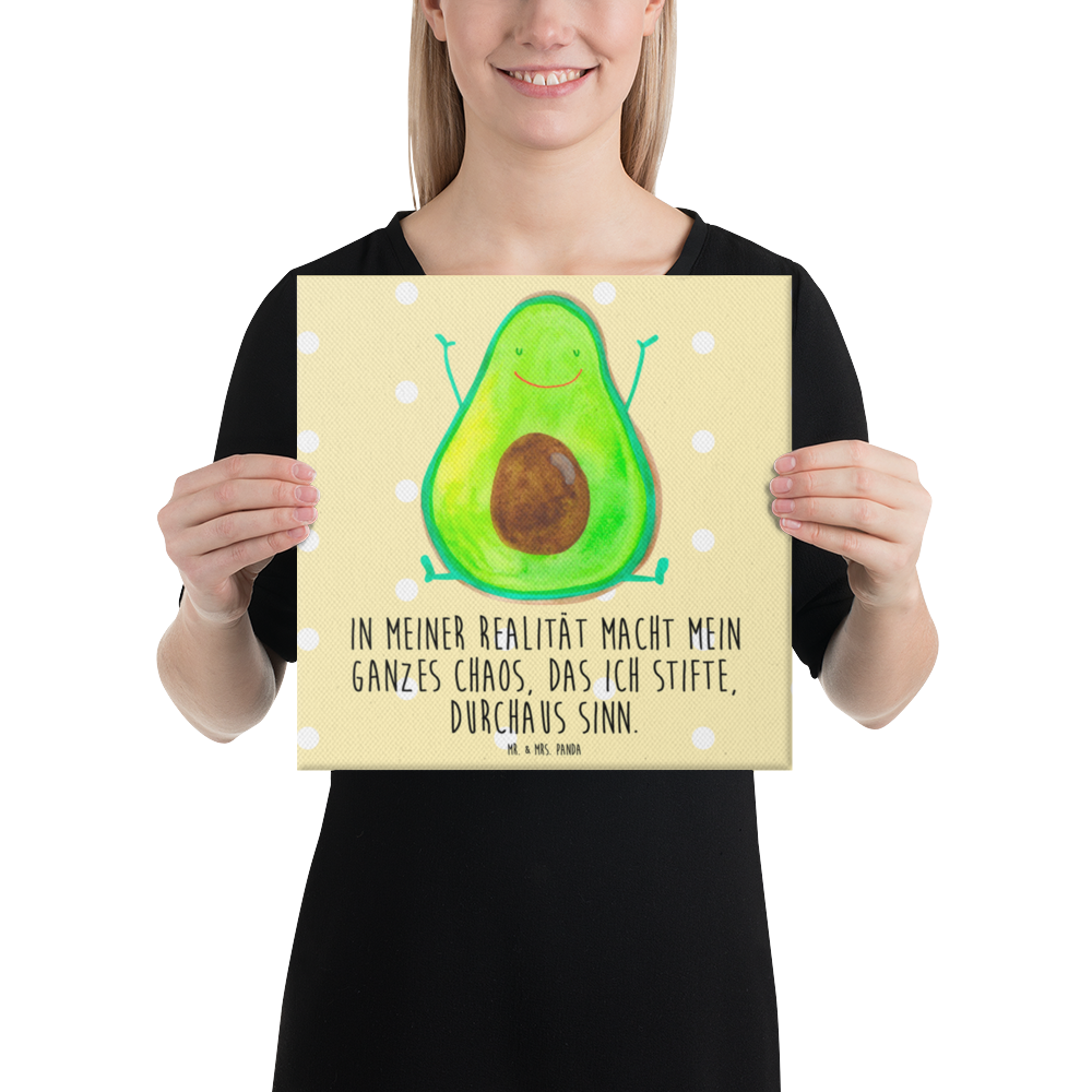 Leinwand Bild Avocado Happy Leinwand, Bild, Kunstdruck, Wanddeko, Dekoration, Avocado, Veggie, Vegan, Gesund, Chaos