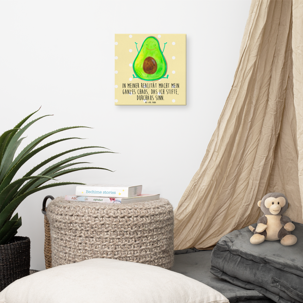 Leinwand Bild Avocado Happy Leinwand, Bild, Kunstdruck, Wanddeko, Dekoration, Avocado, Veggie, Vegan, Gesund, Chaos