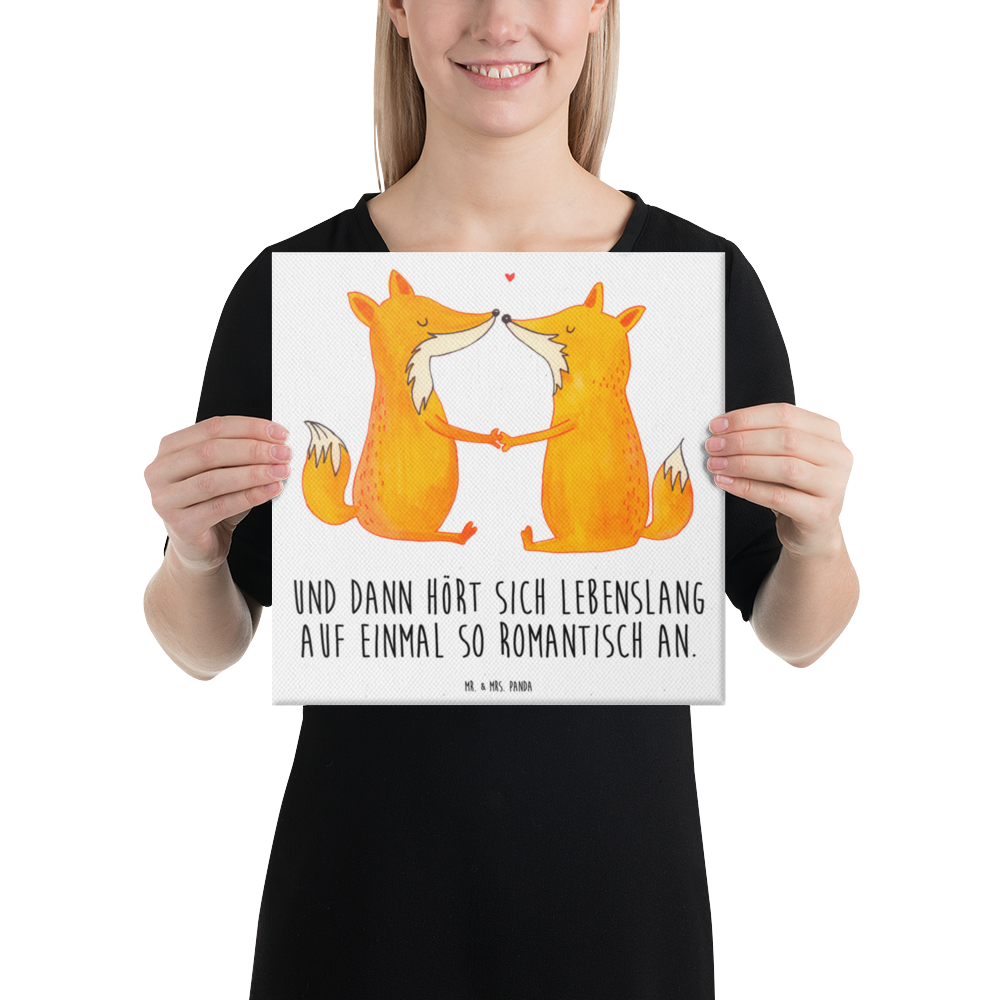 Leinwand Bild Füchse Liebe Leinwand, Bild, Kunstdruck, Wanddeko, Dekoration, Fuchs, Füchse, Fox, Liebe, Liebespaar, Paar, Partner, Freundin, Freund, Ehe, Verlobte, Ehemann, Ehefrau, Liebesbeweis