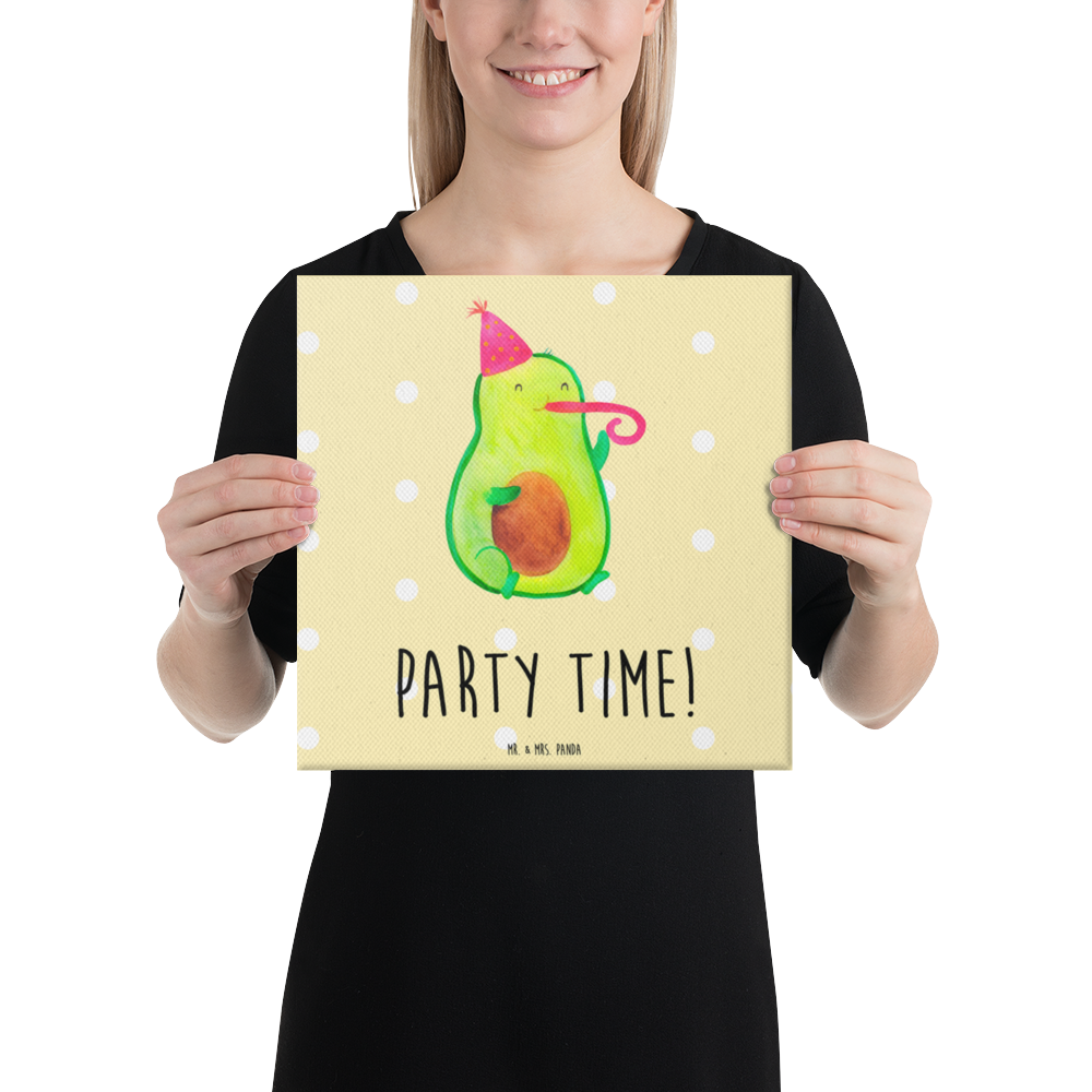 Leinwand Bild Avocado Party Time Leinwand, Bild, Kunstdruck, Wanddeko, Dekoration, Avocado, Veggie, Vegan, Gesund