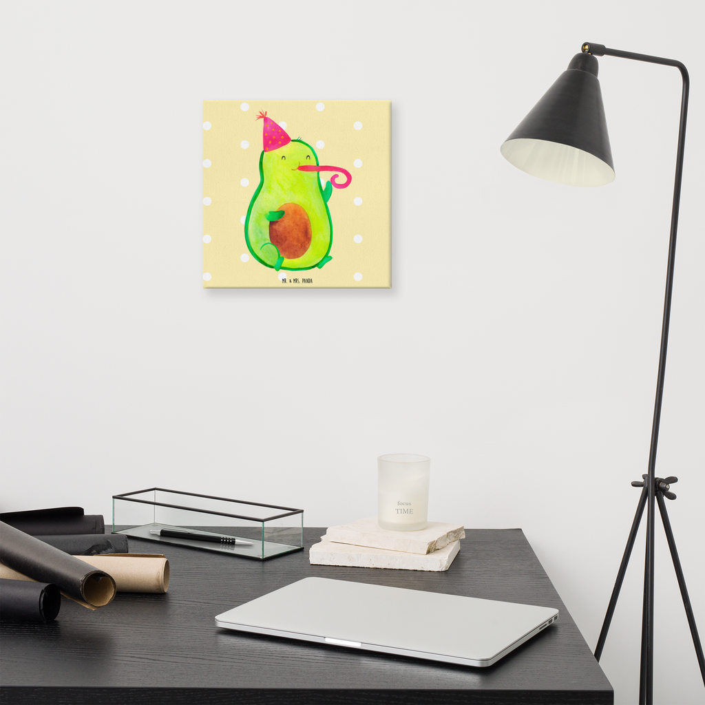 Leinwand Bild Avocado Party Time Leinwand, Bild, Kunstdruck, Wanddeko, Dekoration, Avocado, Veggie, Vegan, Gesund